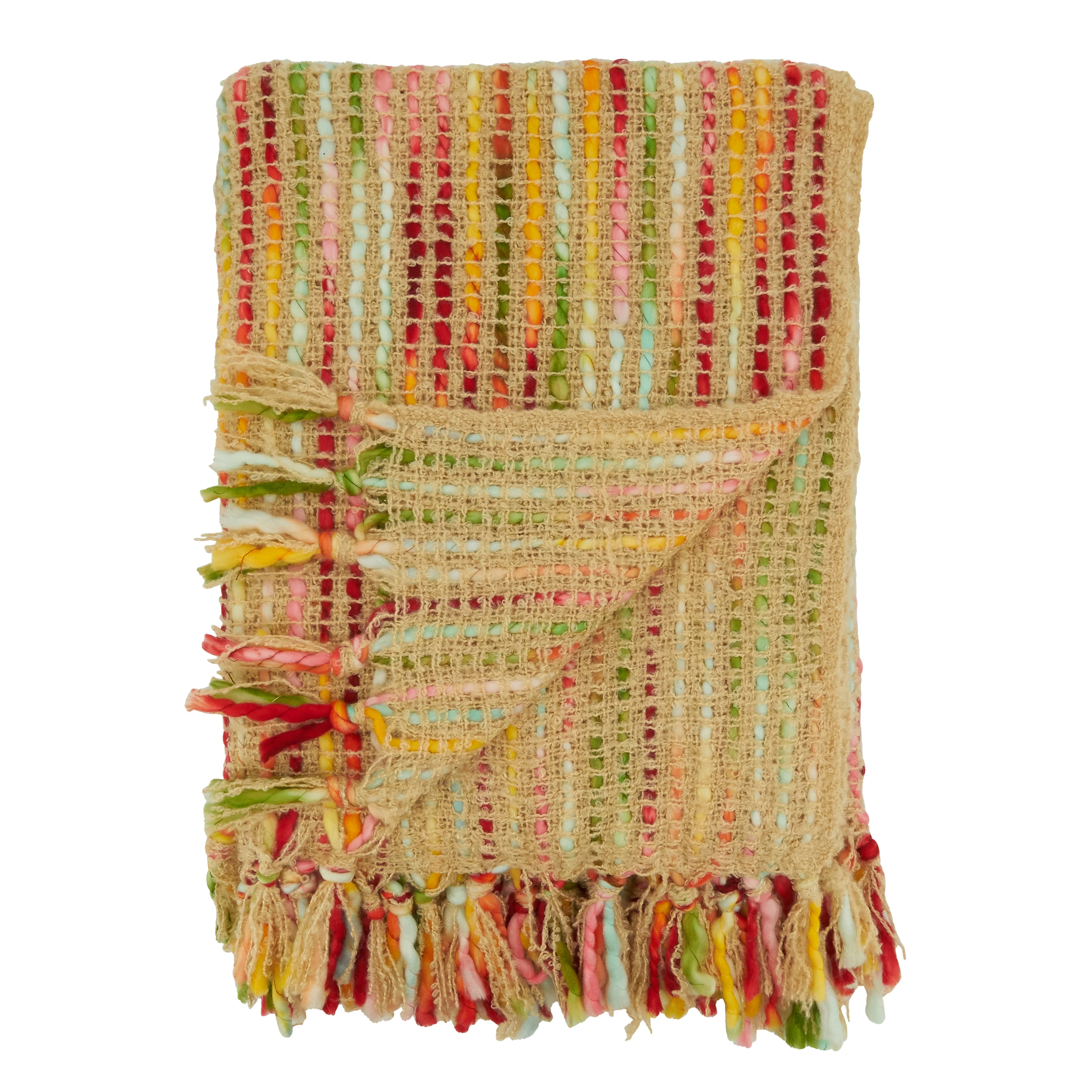 Rainbow Throw Blanket - Image 3