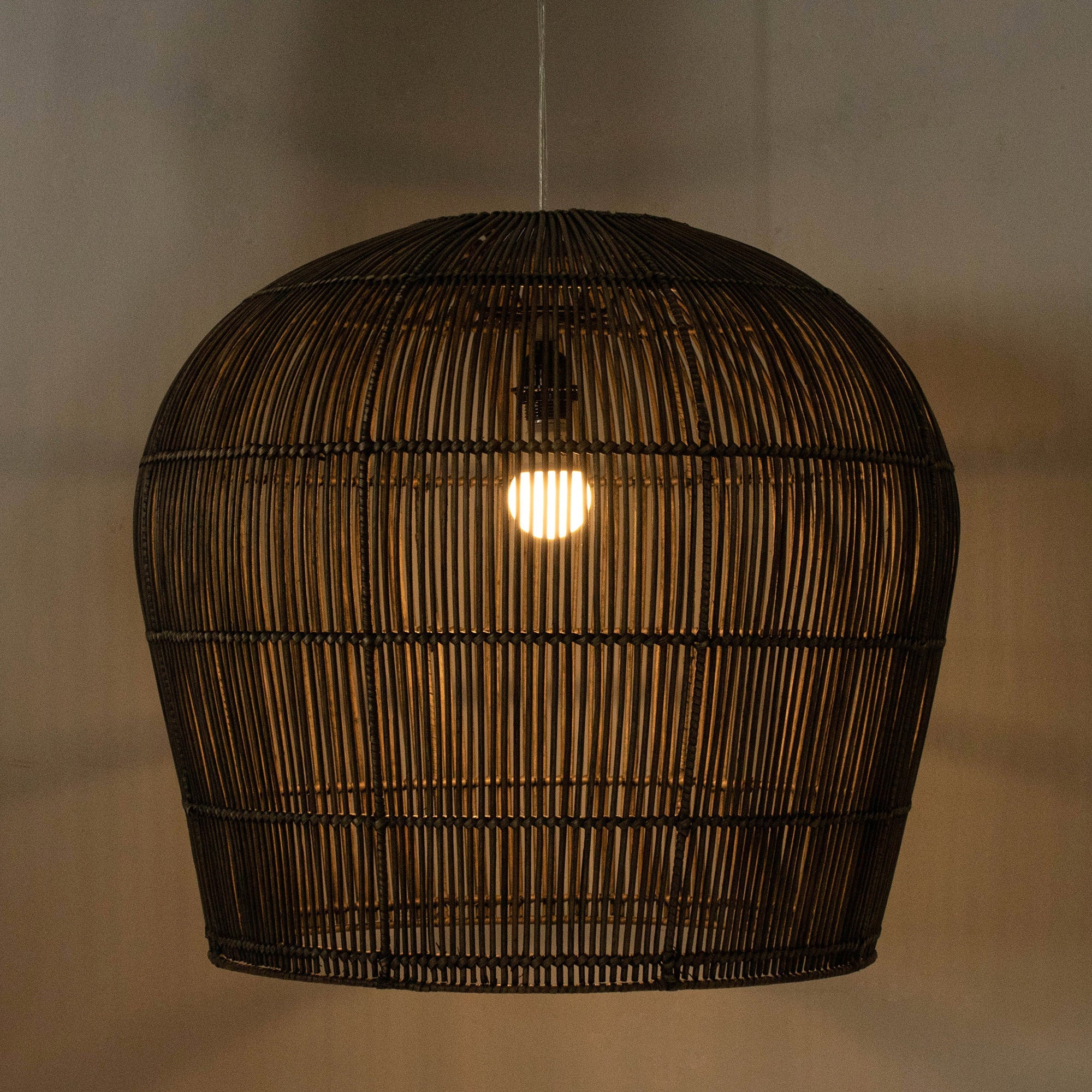 Rattan Tulip Pendant - Image 7