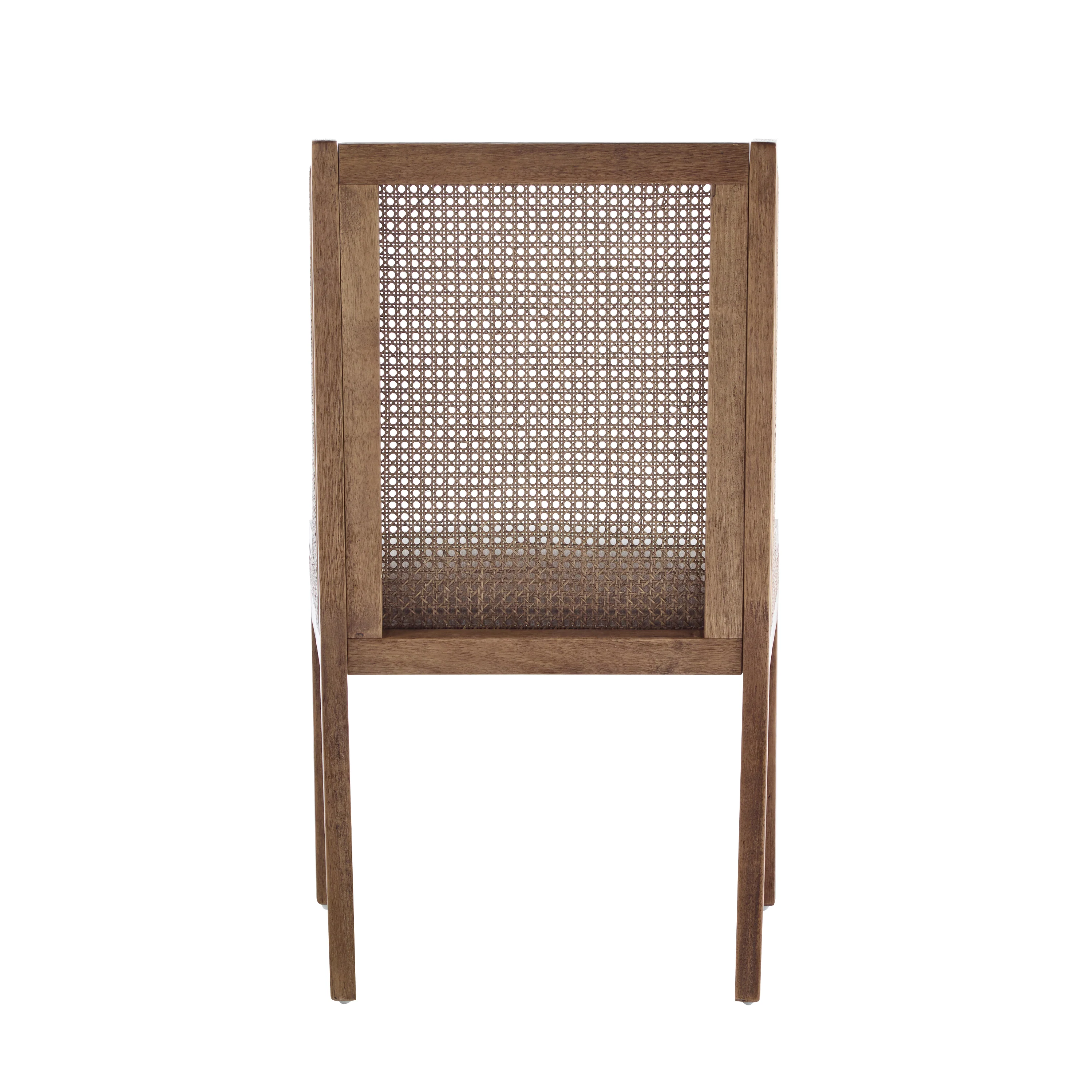Rattan Wingback Dining Chair, Set of 2 - Image 8
