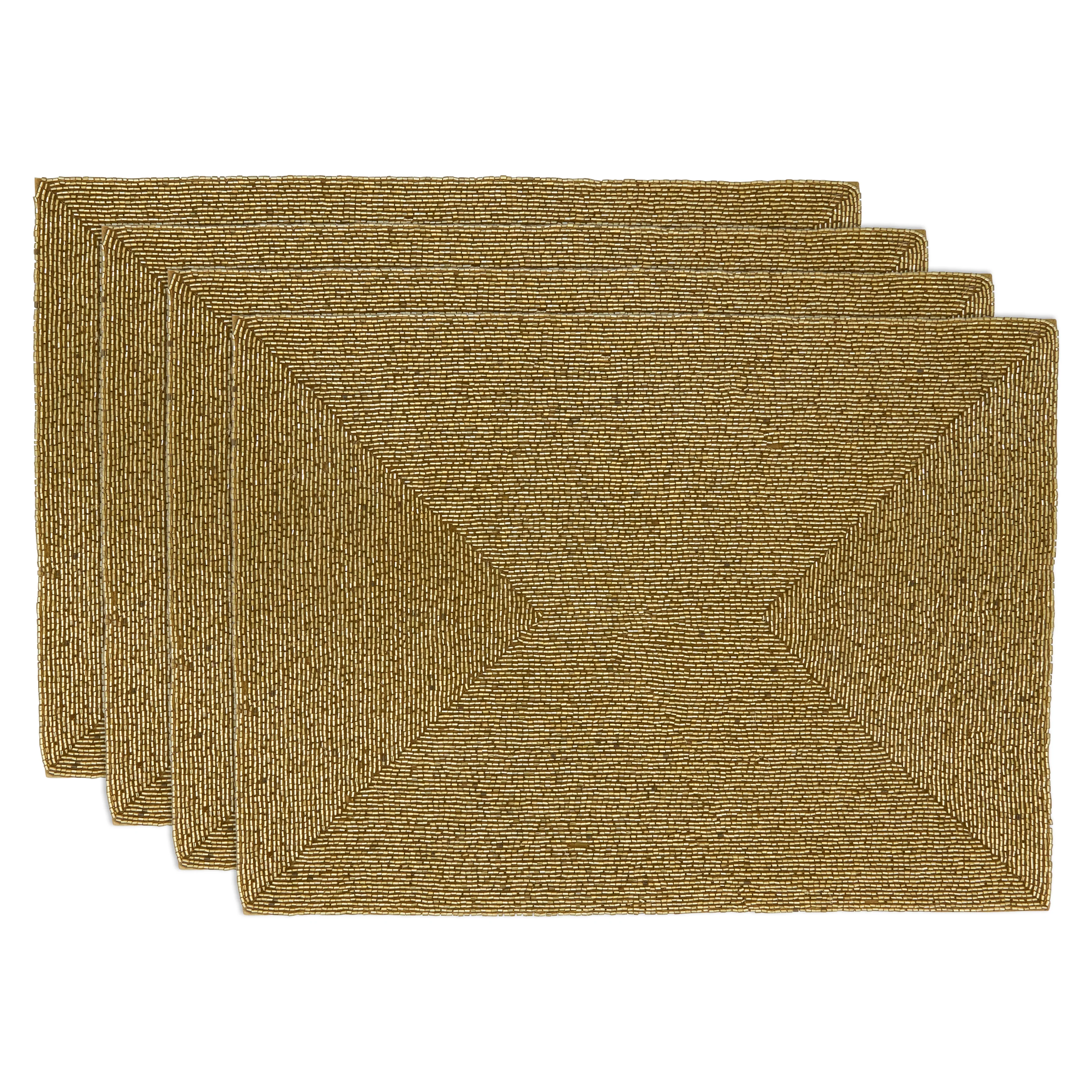 Rectangle Beaded Design Placemat, Set of 4 - Image 5