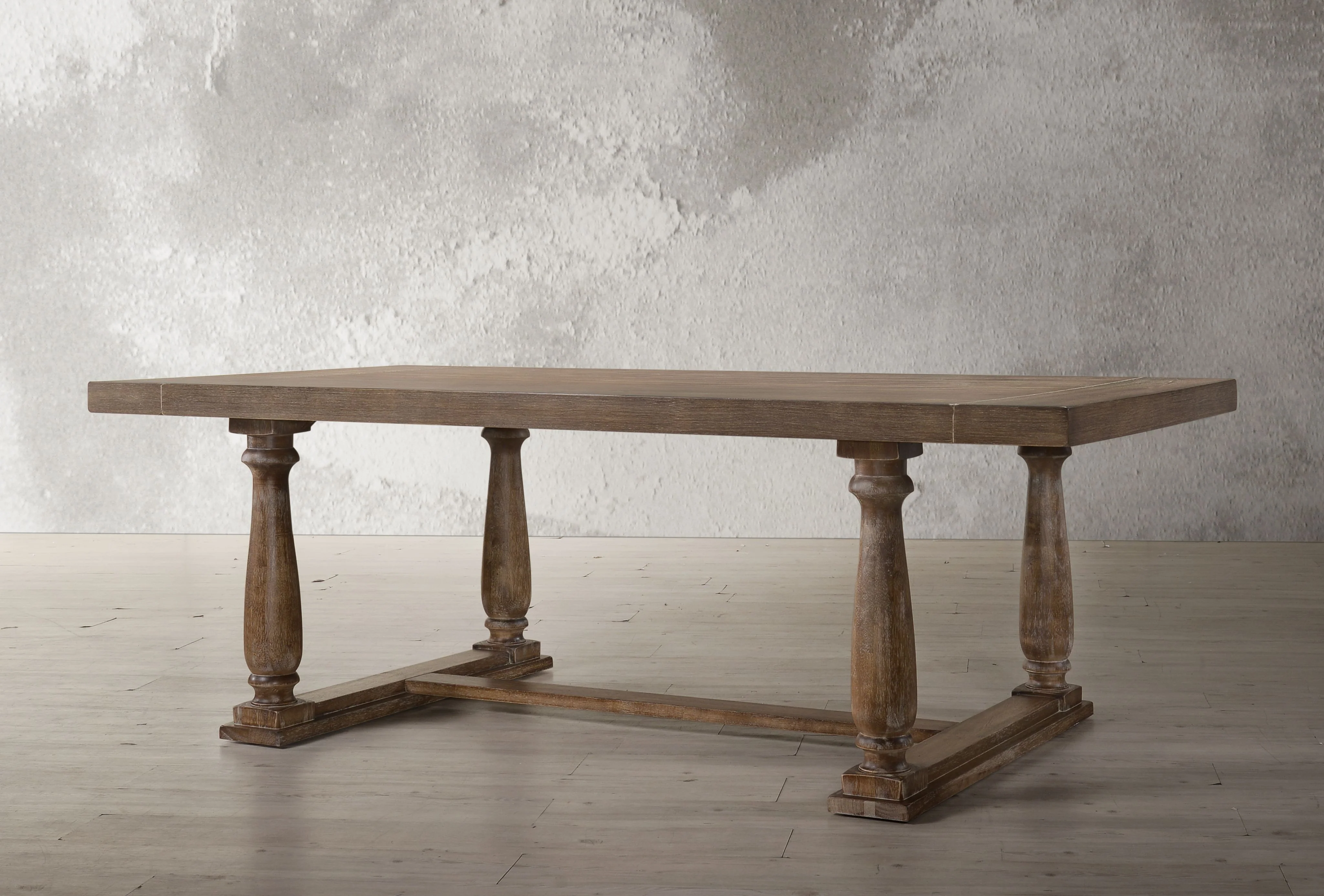 Rectangular Dining Table with Trestle Base - Image 2