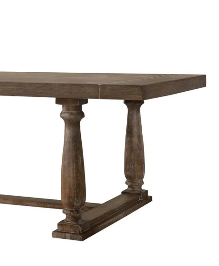 Rectangular Dining Table with Trestle Base - Image 3