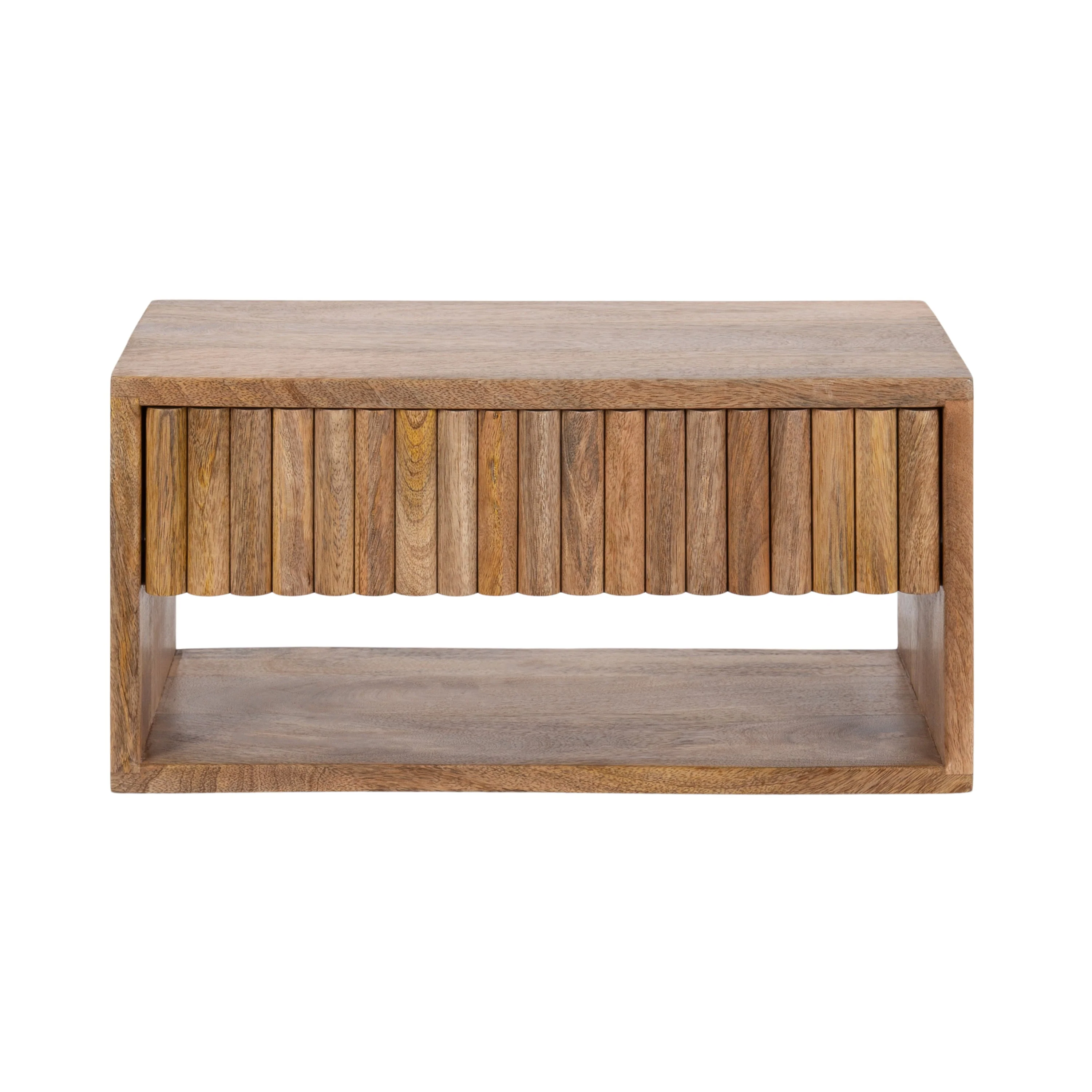 Reid Floating Wood Side Table with Open Storage - Image 12
