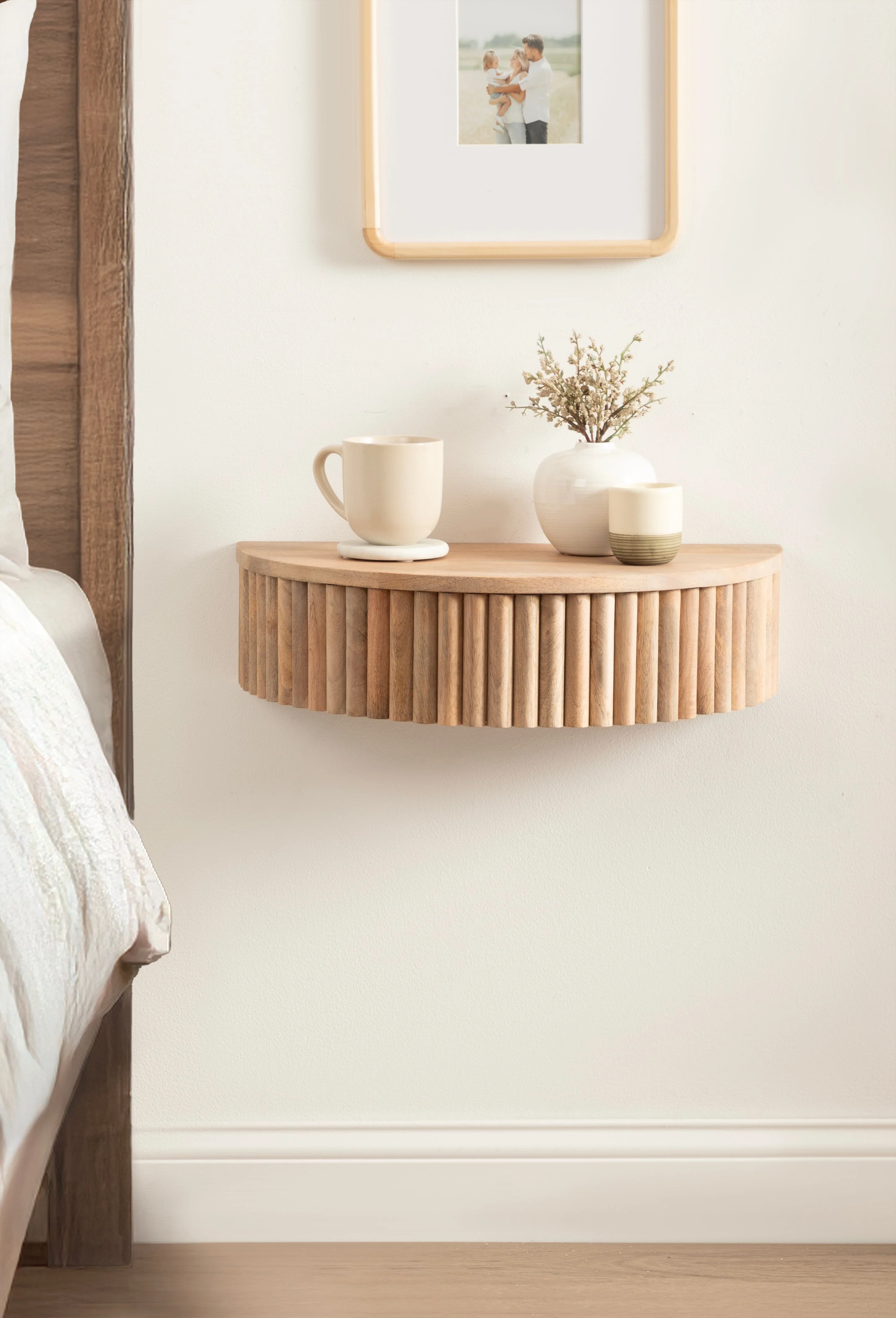 Reid Ribbed Floating Side Table - Image 68