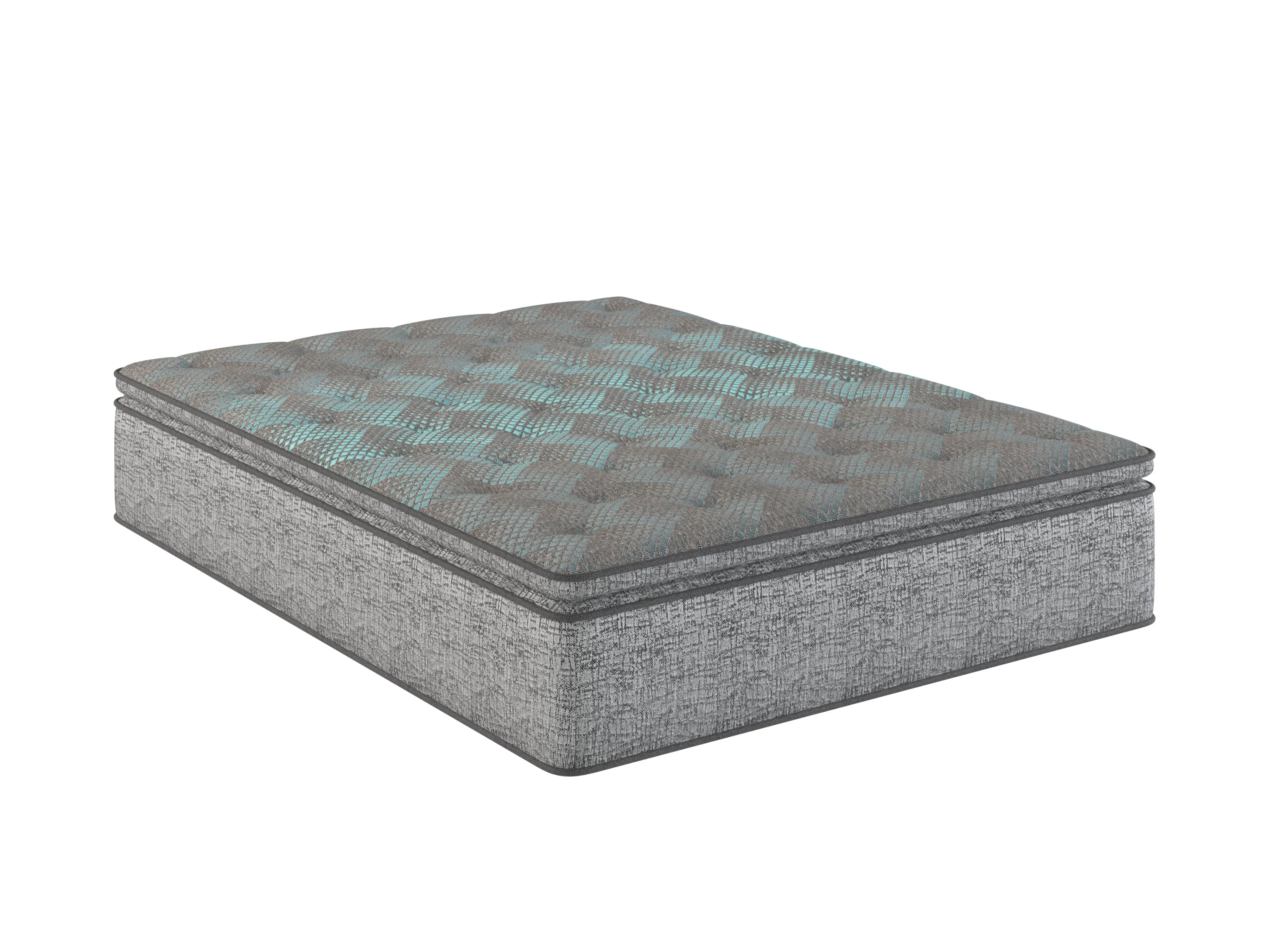Restonic Comfort Care 12" Hybrid Euro Top Mattress, Individual Pocketed Coil Mattress, Plush Comfort - Image 6