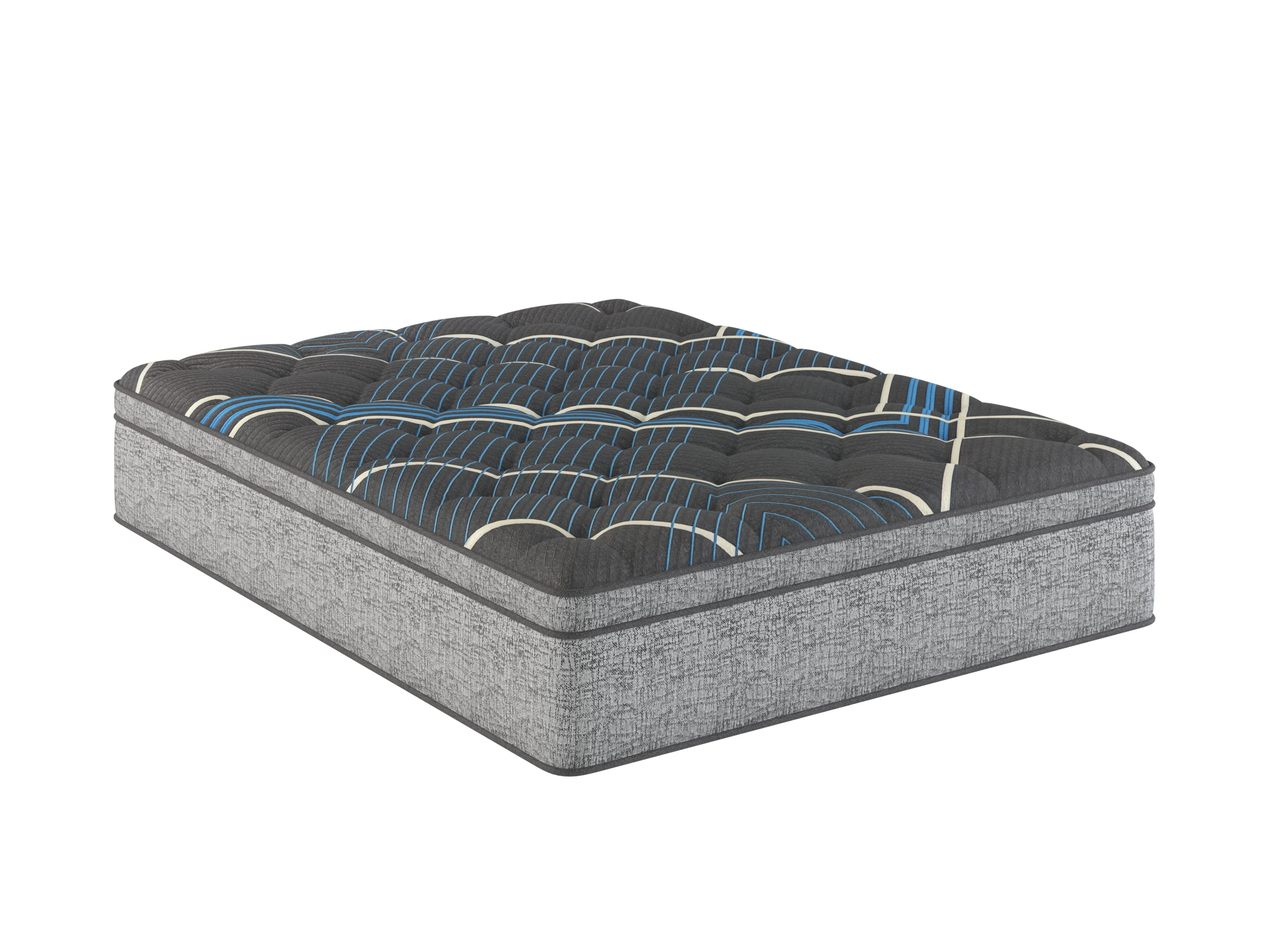 Restonic Comfort Care 15" Euro Top Hybrid Mattress, Individual Pocketed Coil Mattress, Plush Comfort - Image 3