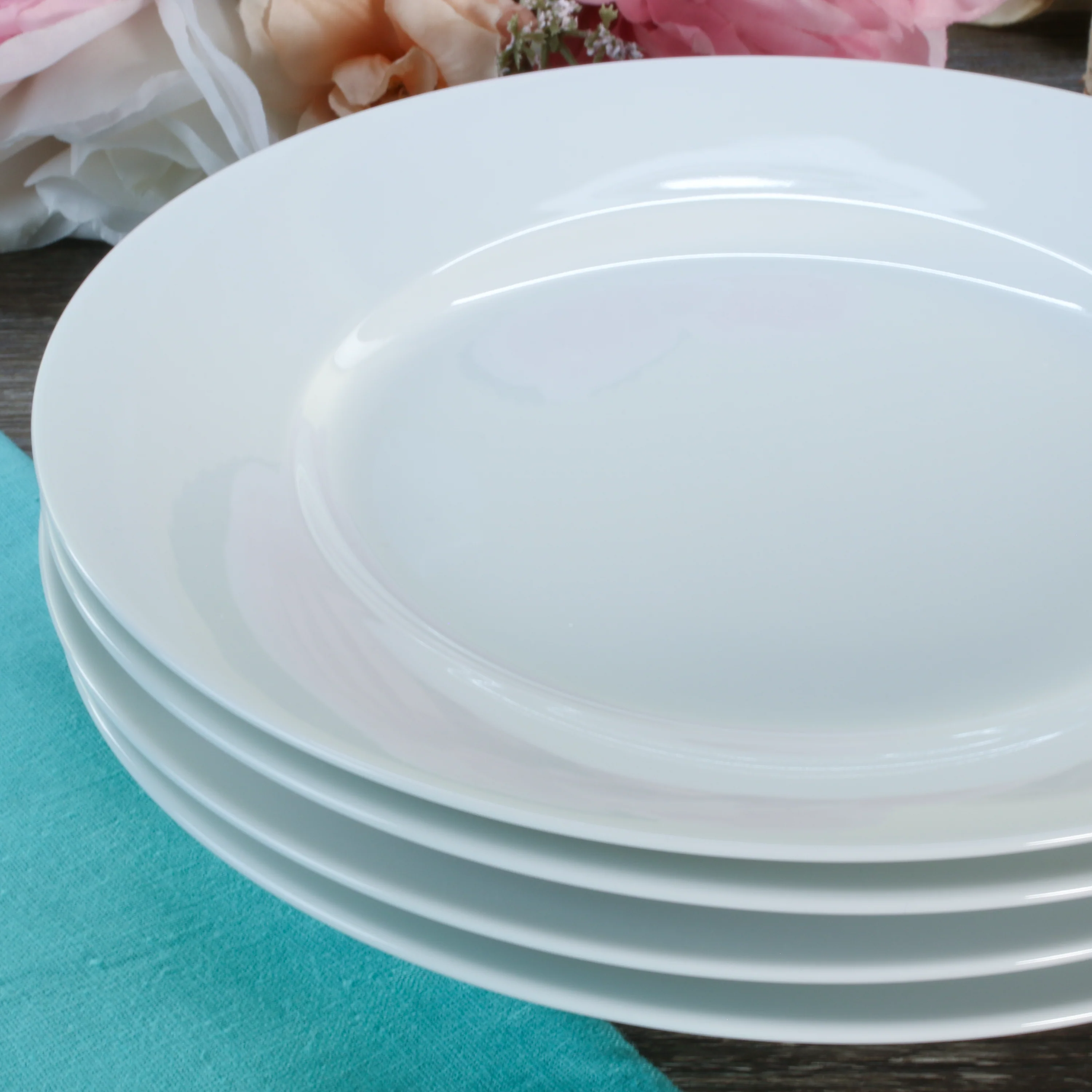 Rim set of 4 Salad Plates - Image 4