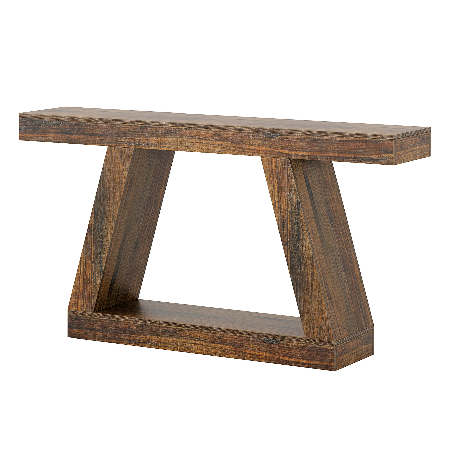 Riverden Farmhouse Console Table with Storage - Image 5