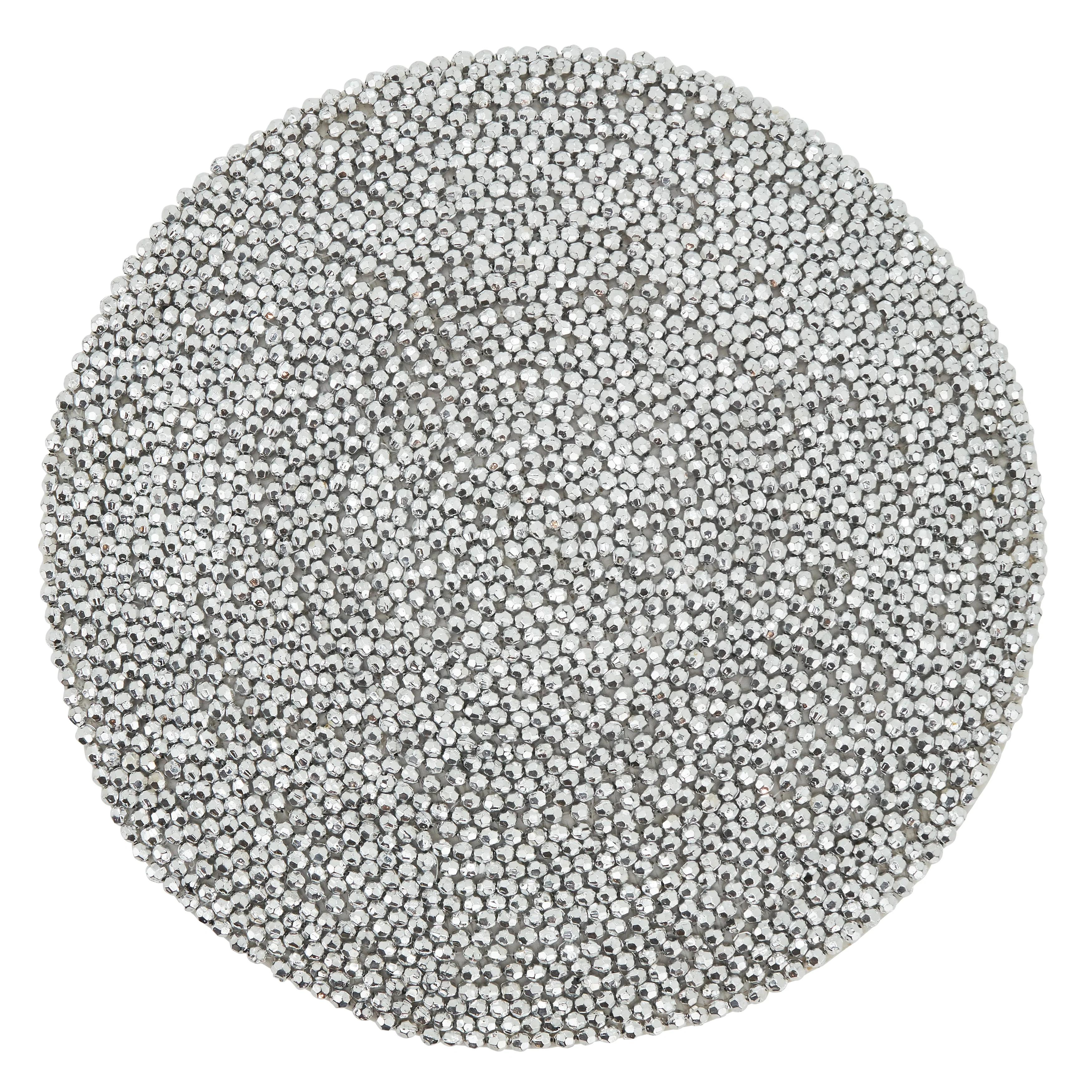 Round Beaded Design Placemat, Set of 4 - Image 4