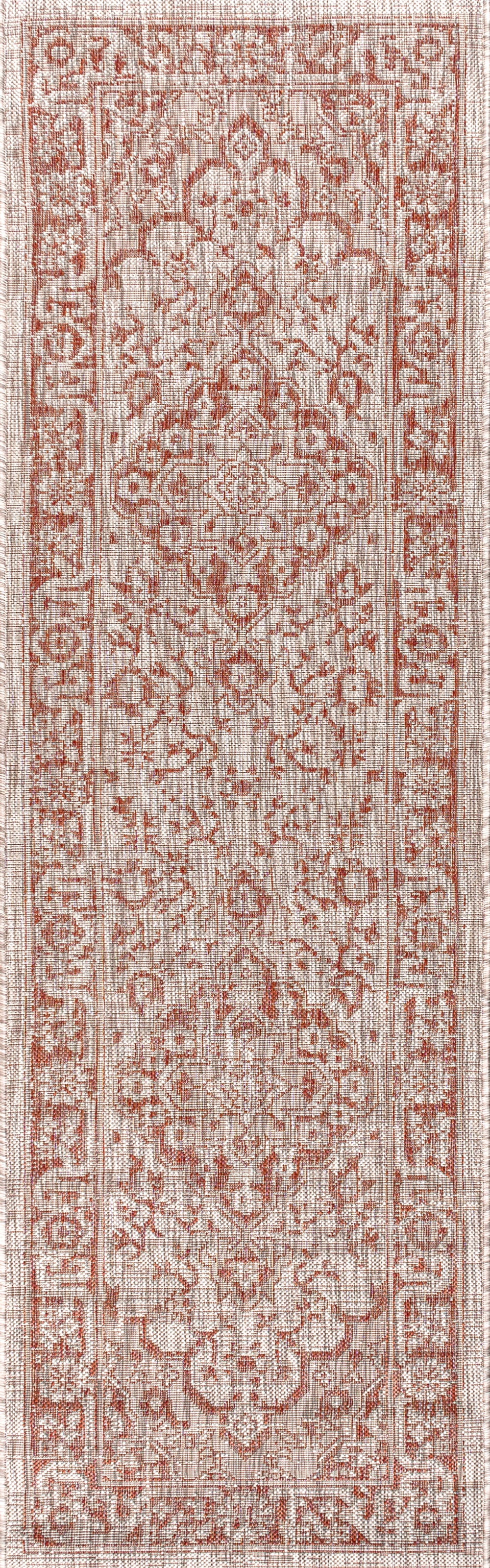 Rozetta Boho Medallion Textured Weave Indoor/Outdoor Area Rug - Image 37