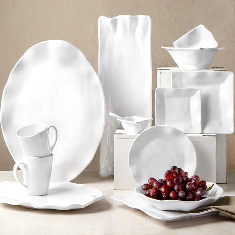 Ruffle 12" Round Outdoor Serving Bowl - Image 3