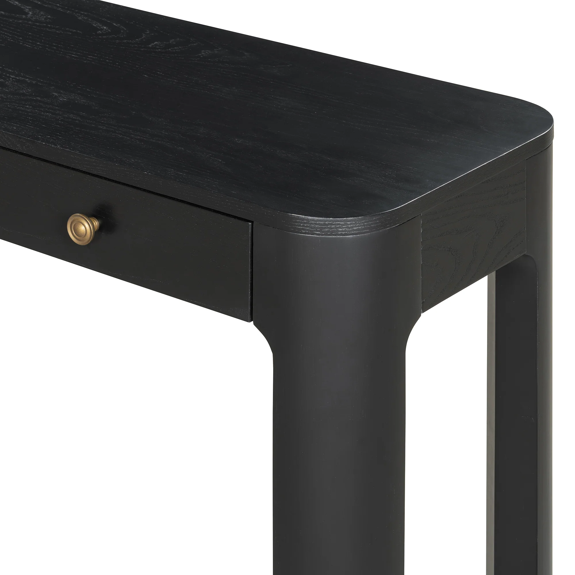 Rustic Console Table with Curved Corners - Image 13