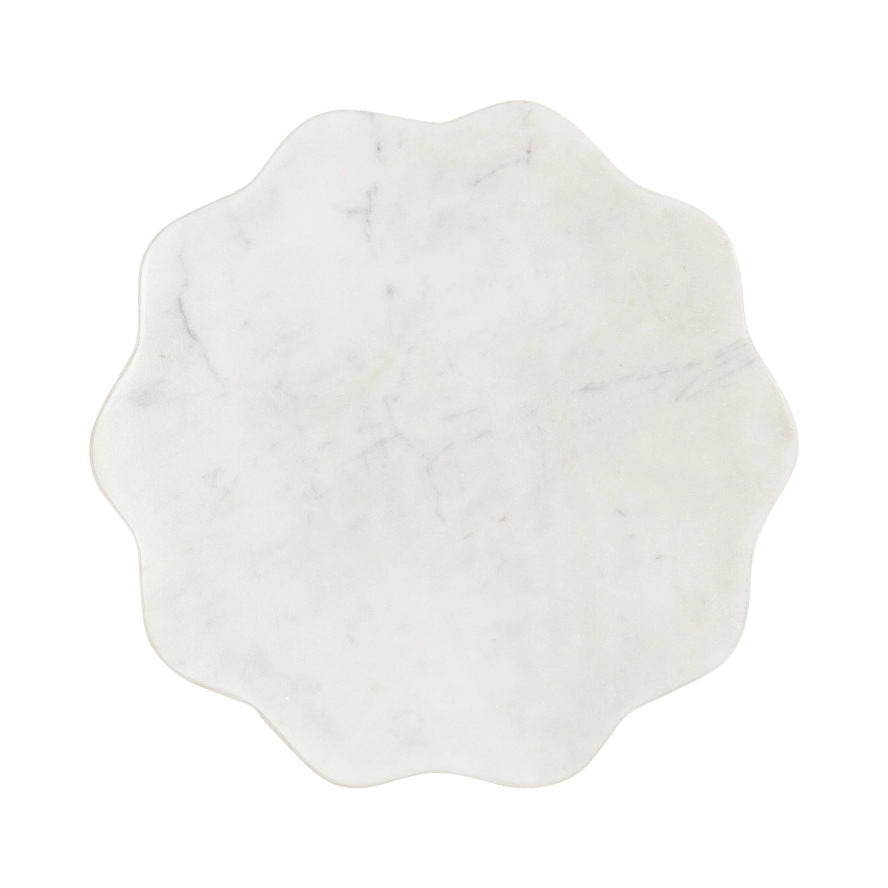 Sanzo Scalloped Marble and Metal Table - Image 20