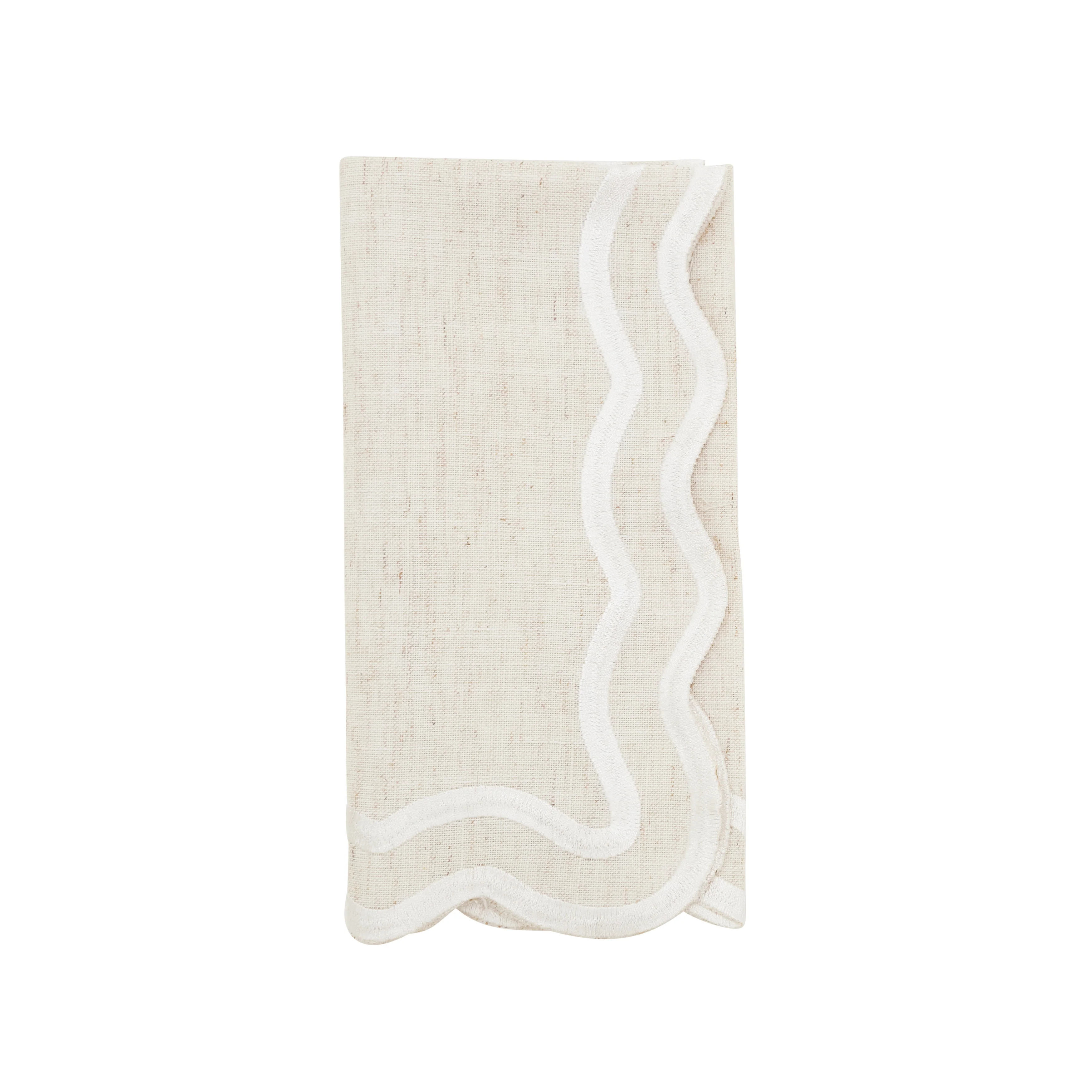 Scalloped Border Napkin, Set of 4