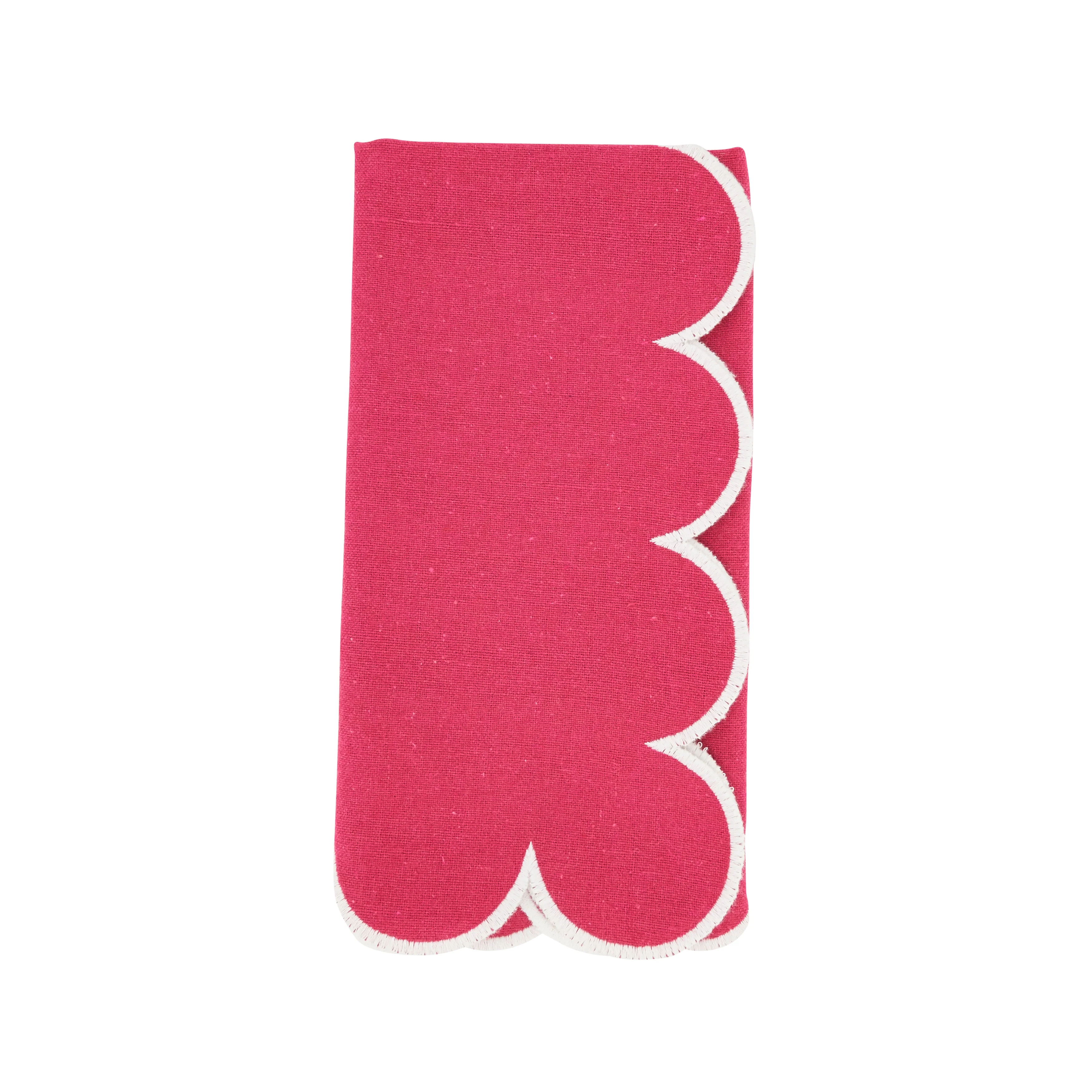 Scalloped Hem Napkin, Set of 4 - Image 13