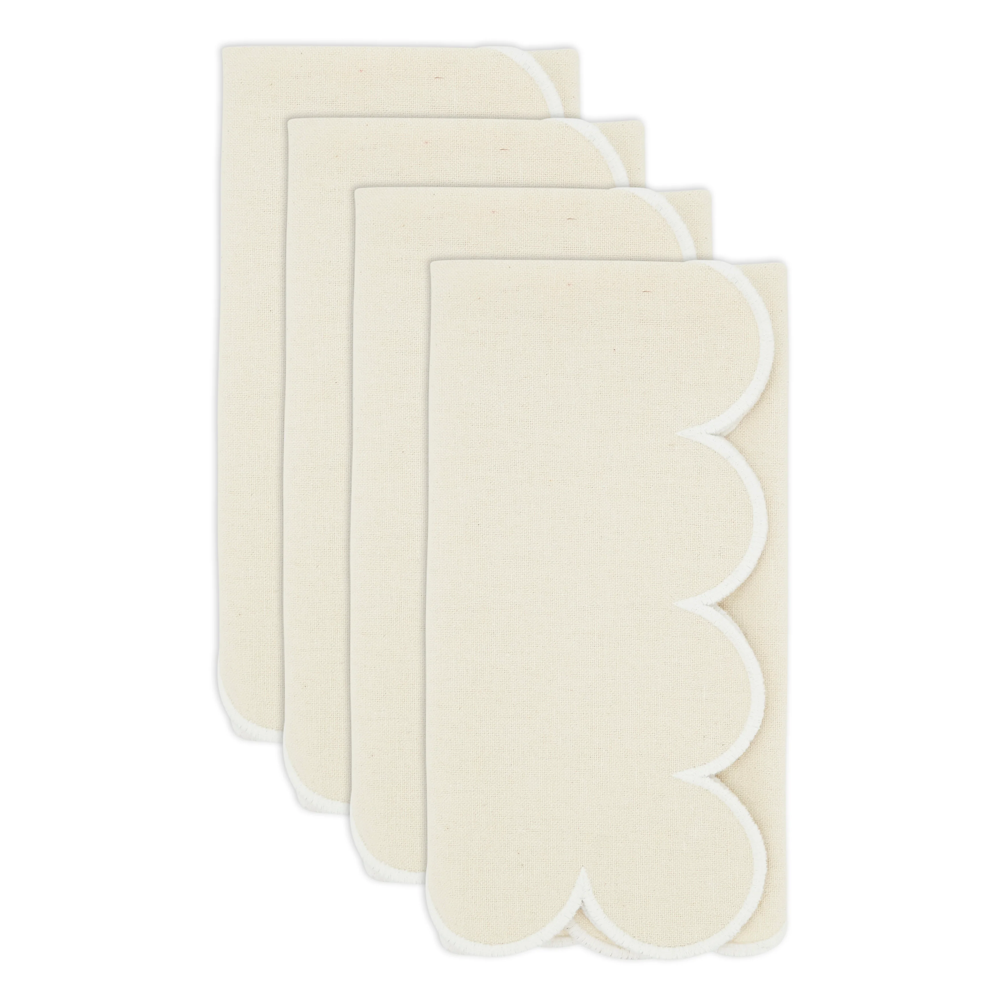 Scalloped Hem Napkin, Set of 4 - Image 22