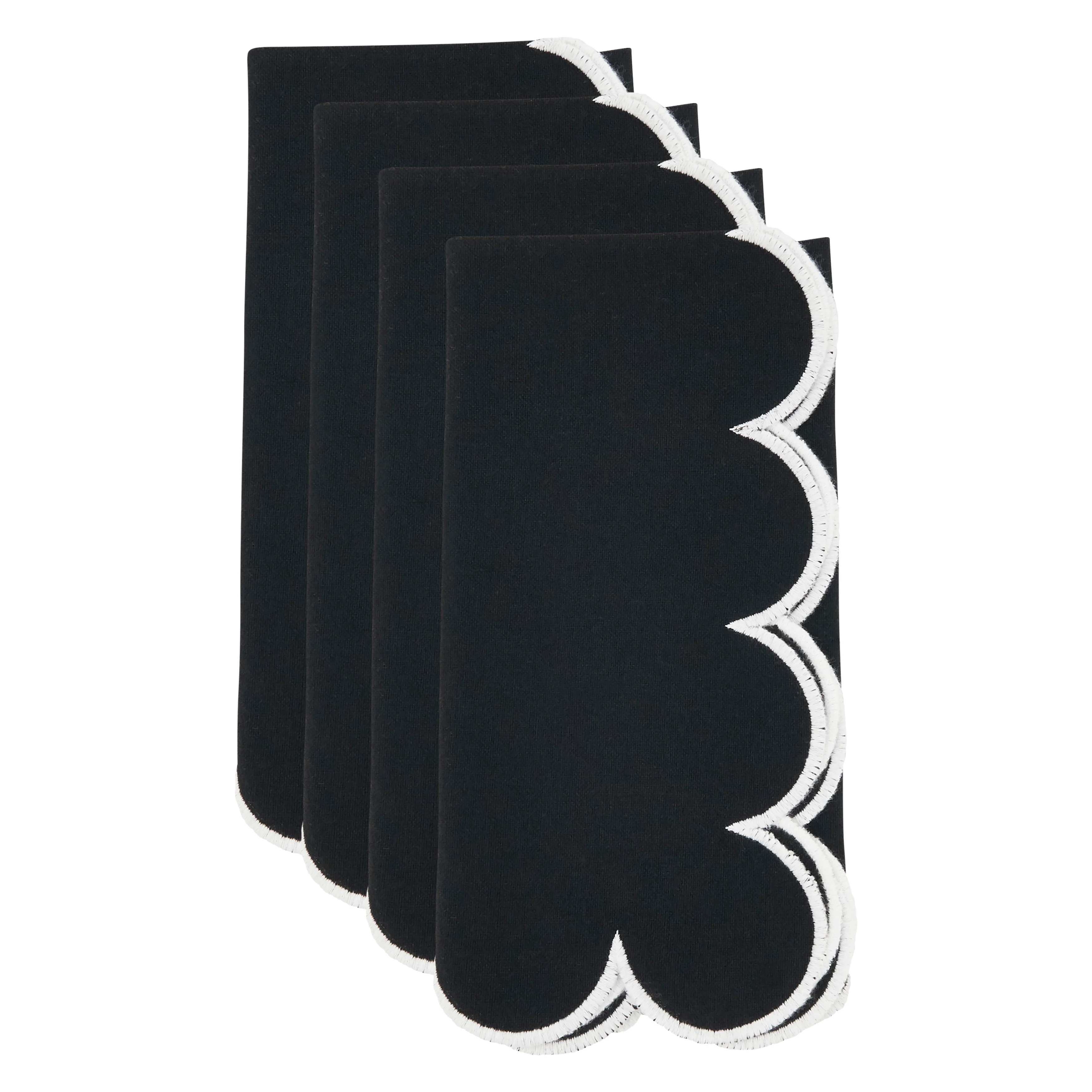 Scalloped Hem Napkin, Set of 4 - Image 34