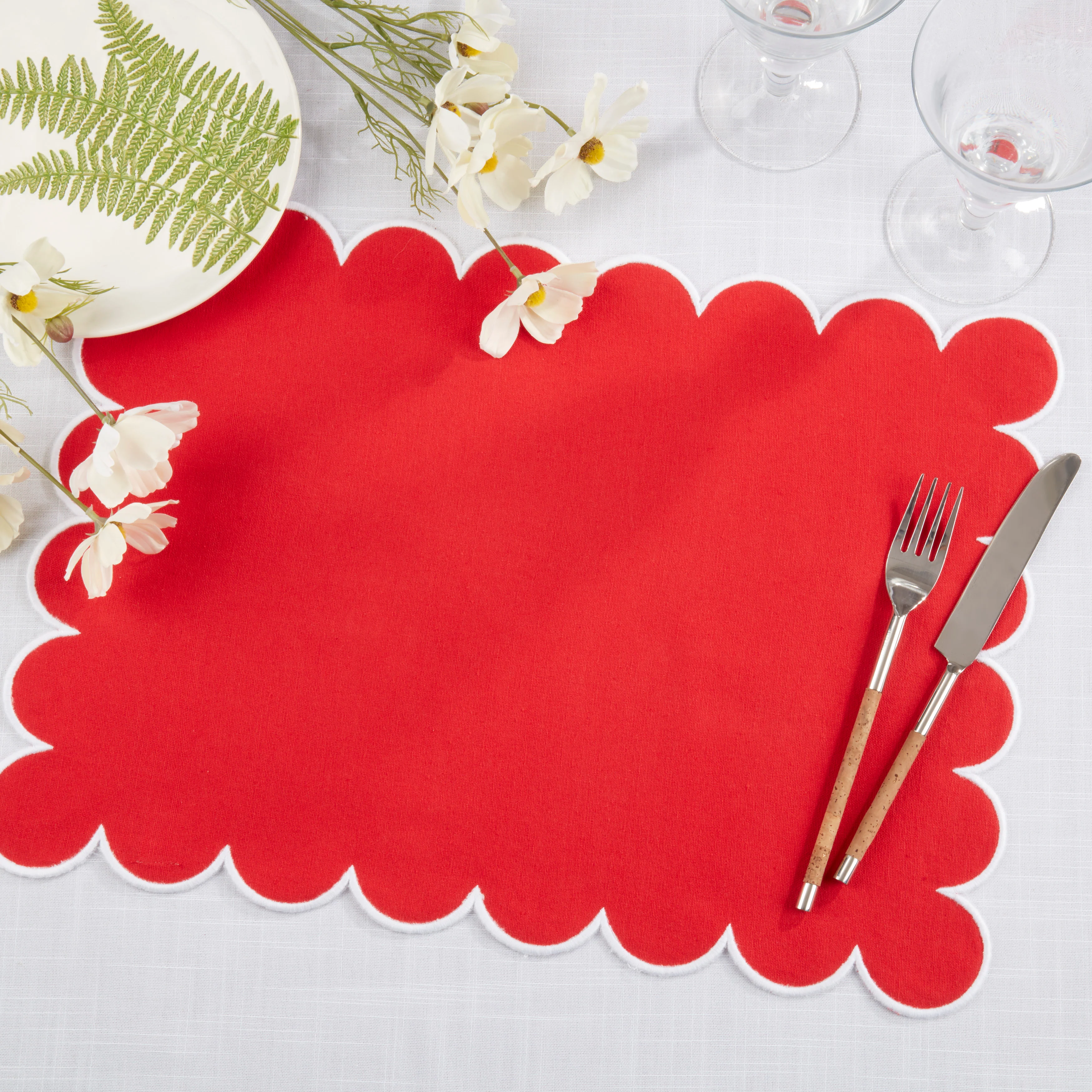 Scalloped Hem Placemat, Set of 4 - Image 28