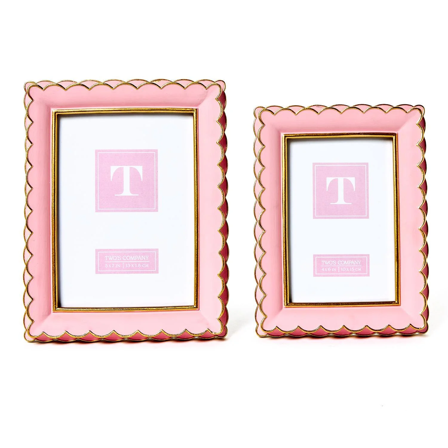 Scalloped Picture Frames, Set of 2 - Image 3