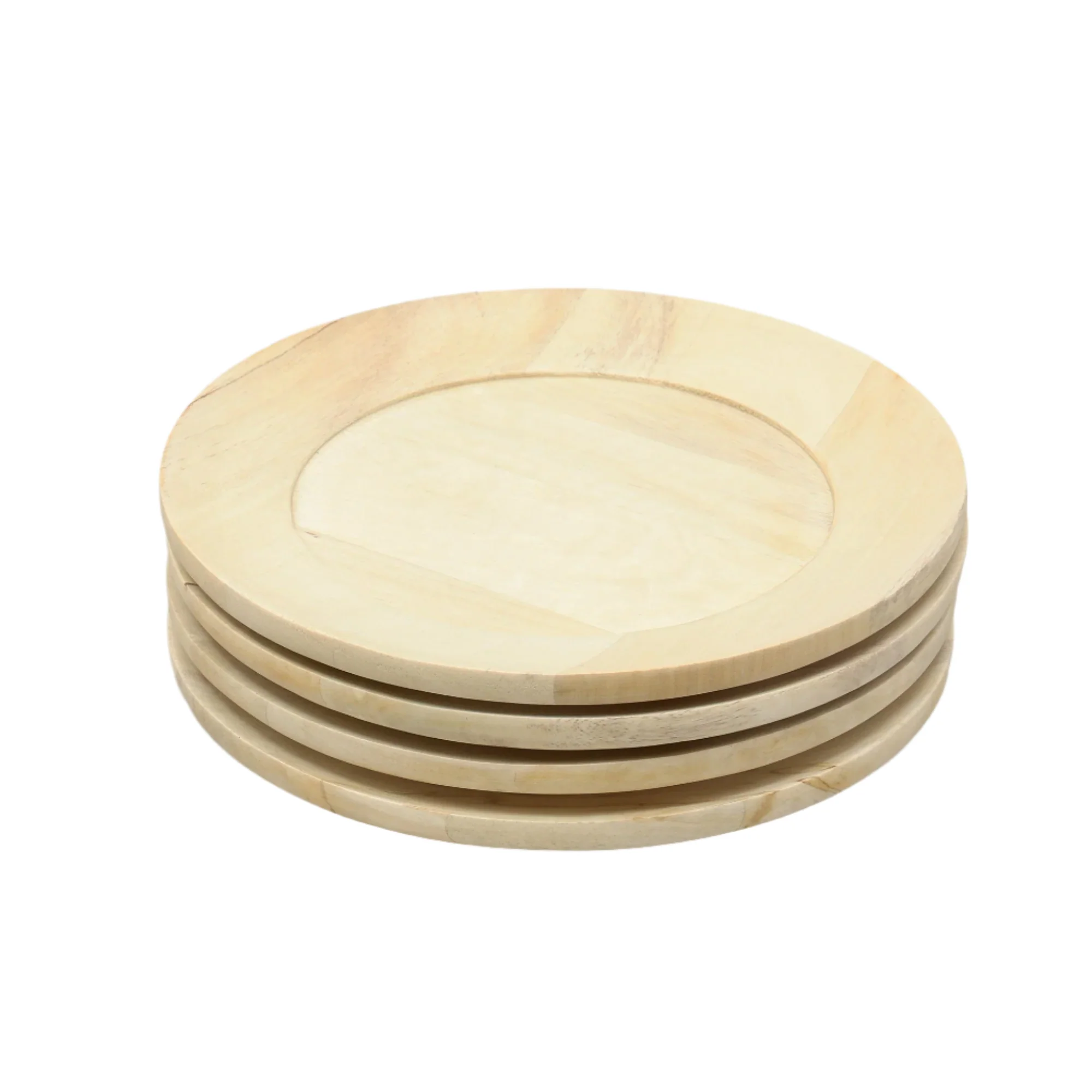 Scandi Handcrafted 13" Wood Charger Plate - Image 7