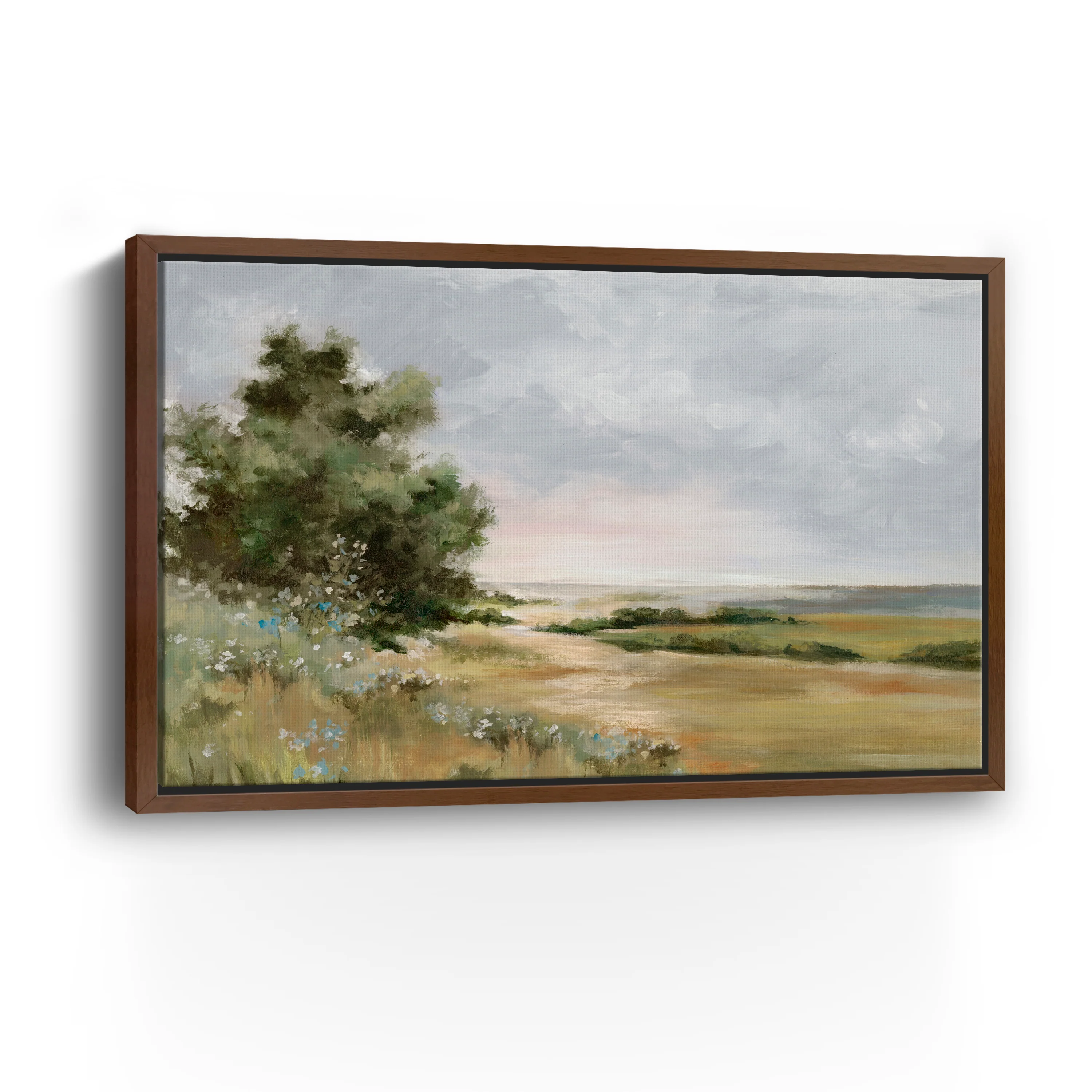 Serene Path Through Open Fields Canvas Giclee - Image 7