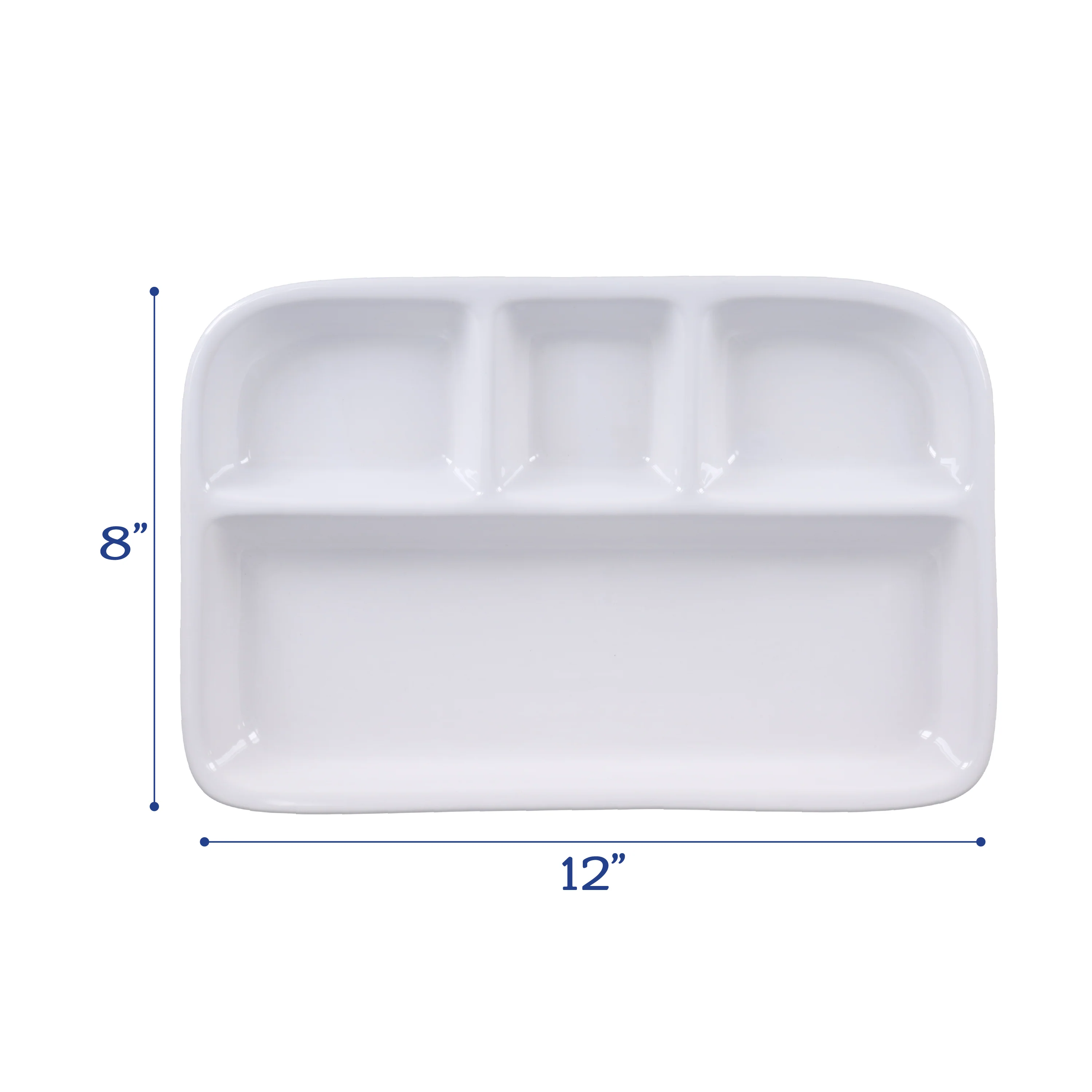 Set of 2 Divided TV Dinner Dishes - Image 3