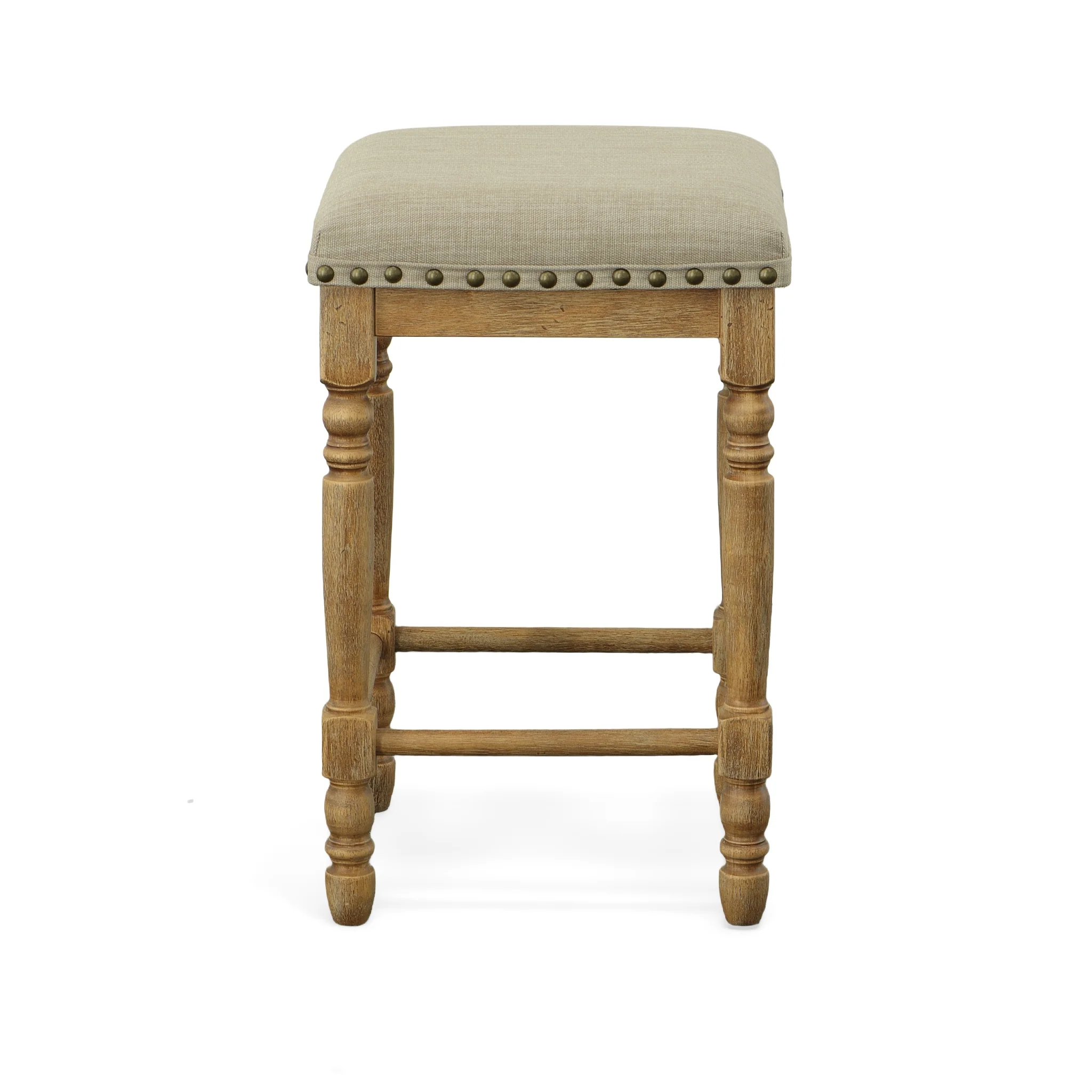 Set of Brittany Upholstered Stools - Image 4