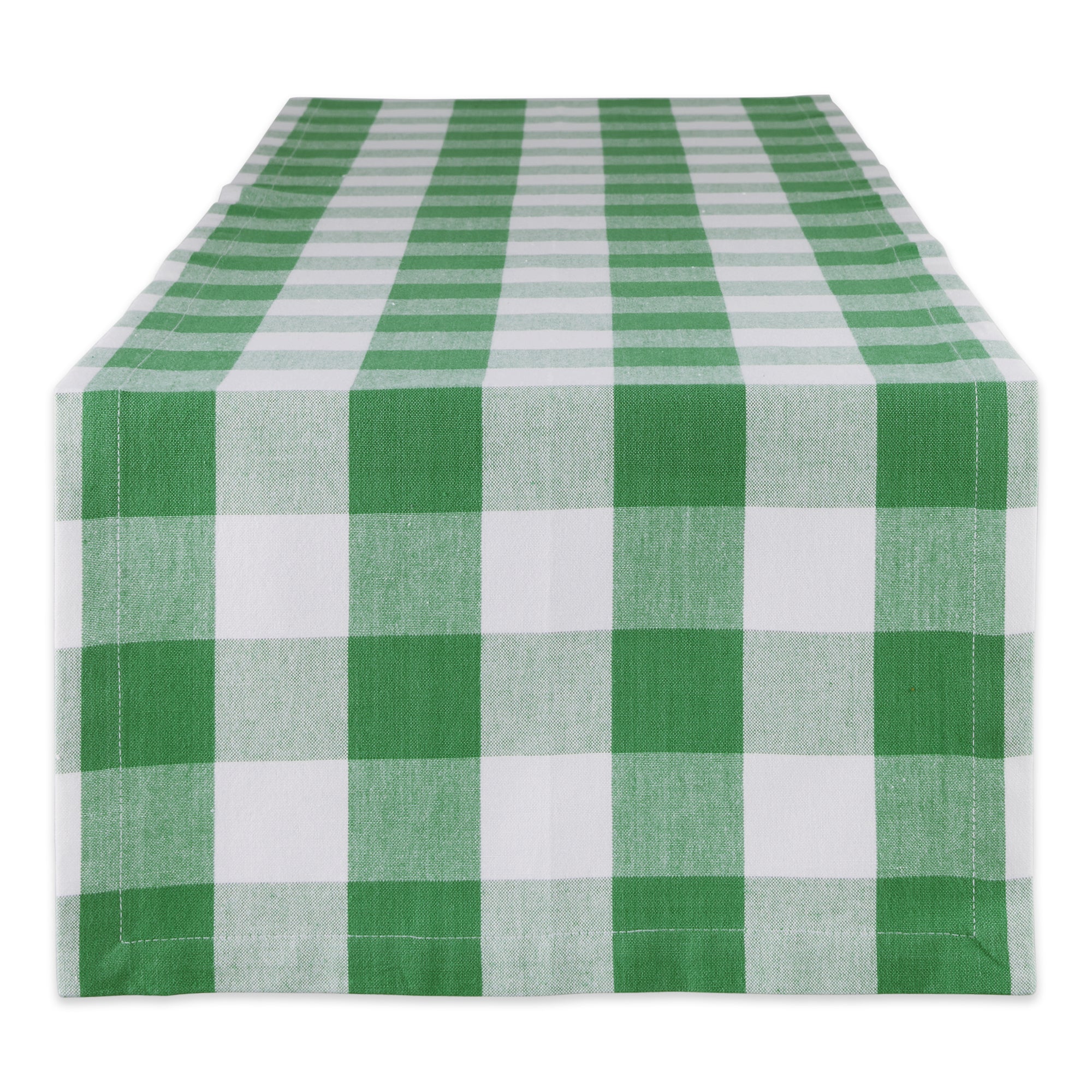 Shamrock Green Buffalo Check Table Runner - Image 6