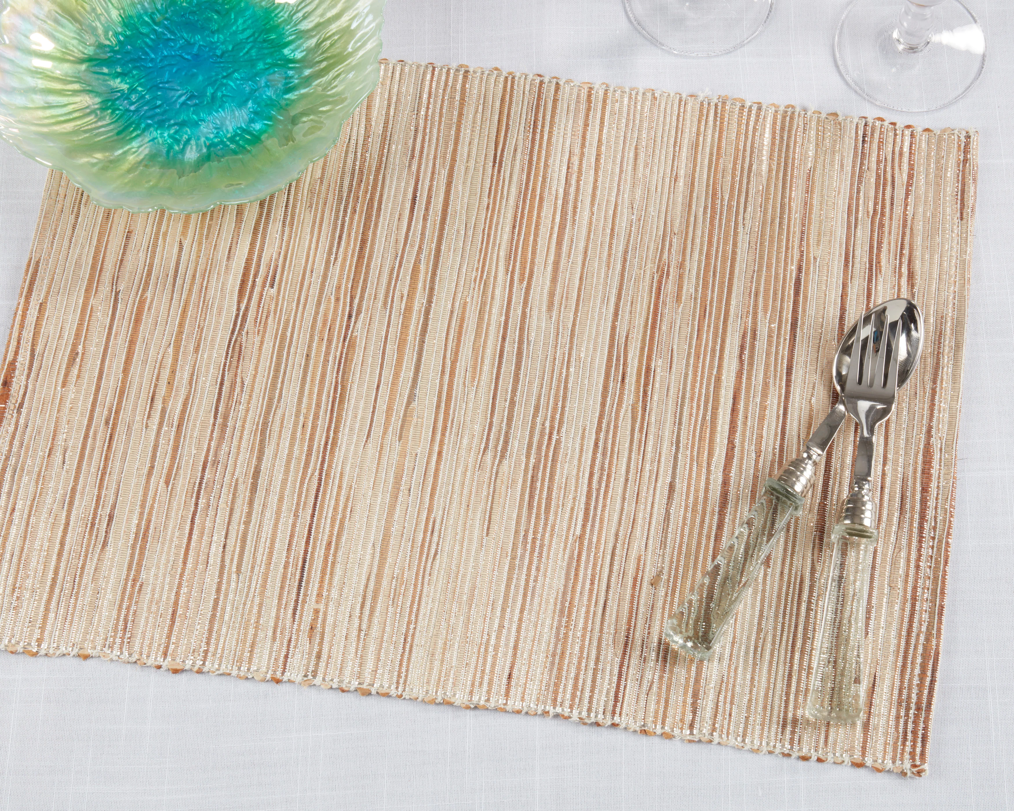 Shimmering Woven Nubby Table Placemat, Set of 4 - Image 13
