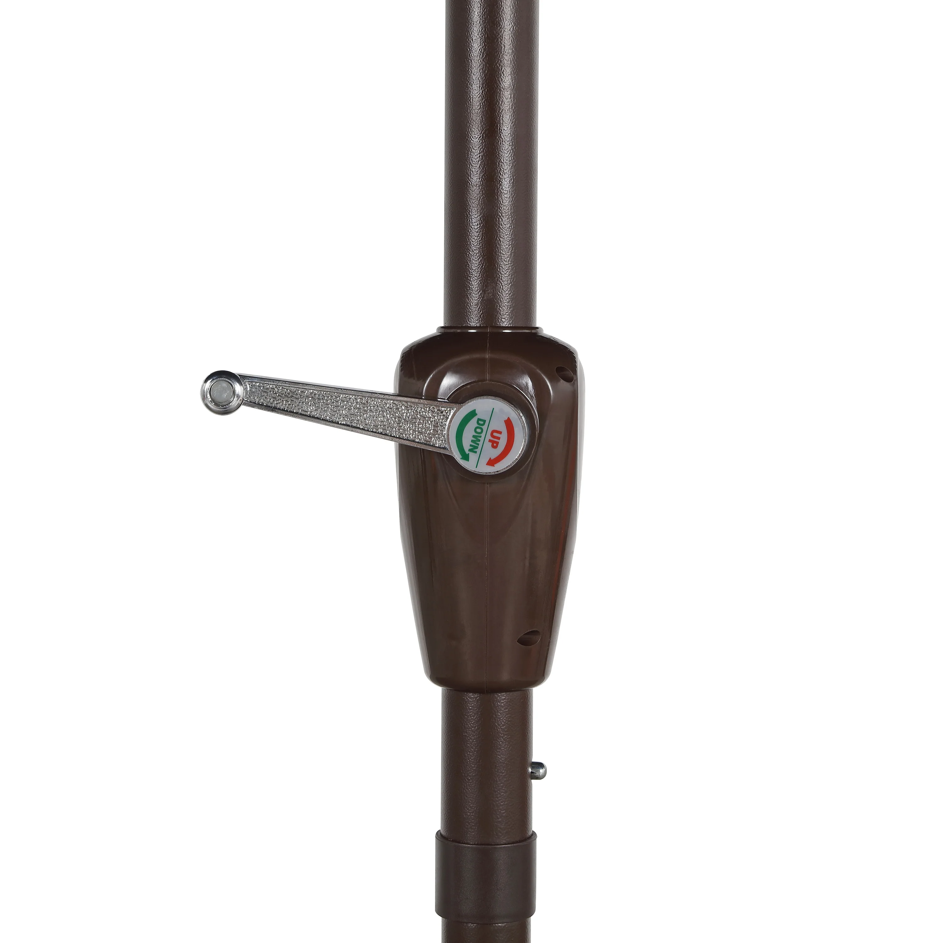 Sidney Classic MidCentury Rectangular Half Market Patio Umbrella with Crank - Image 48