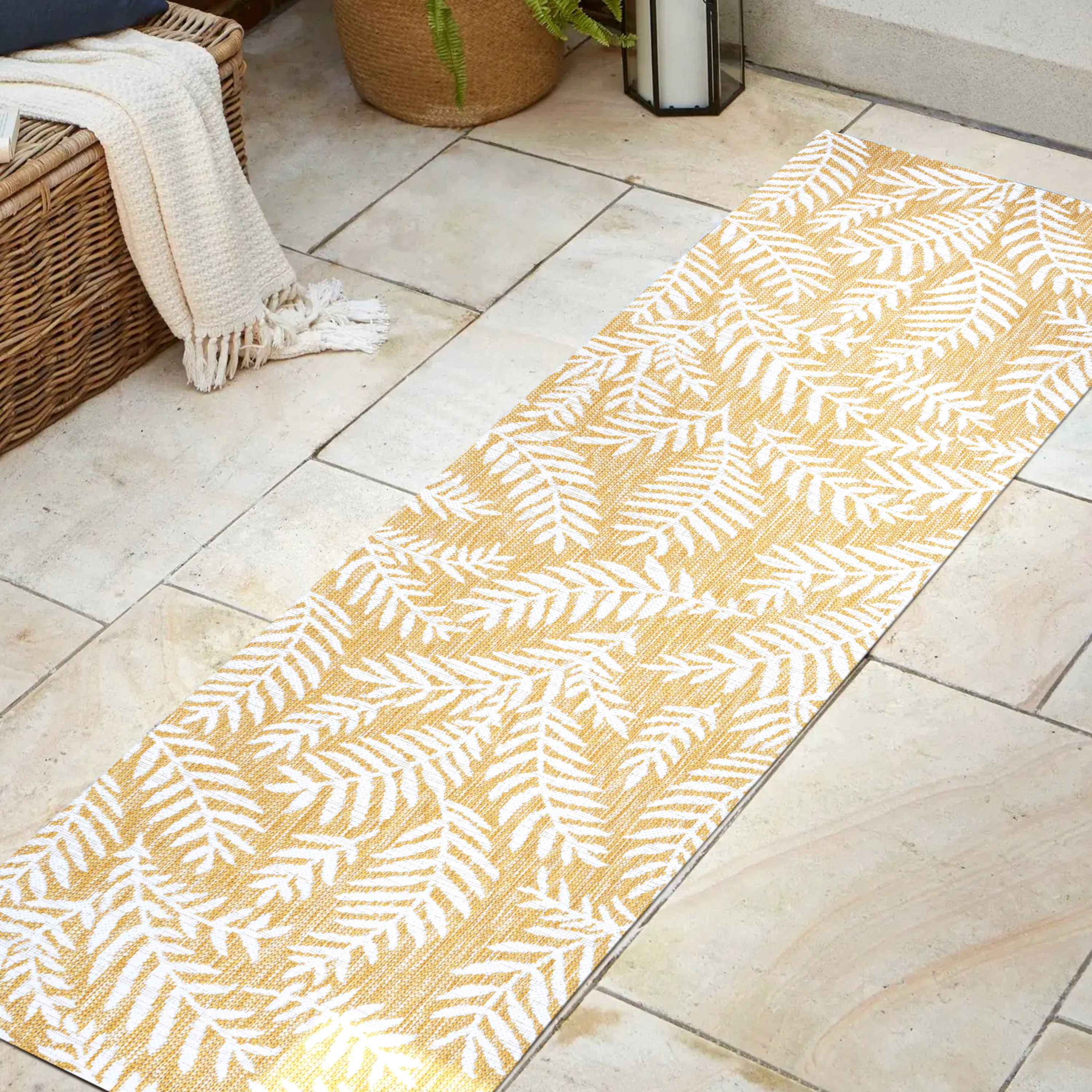 Nevis Palm Frond Indoor/Outdoor Area Rug - Image 37