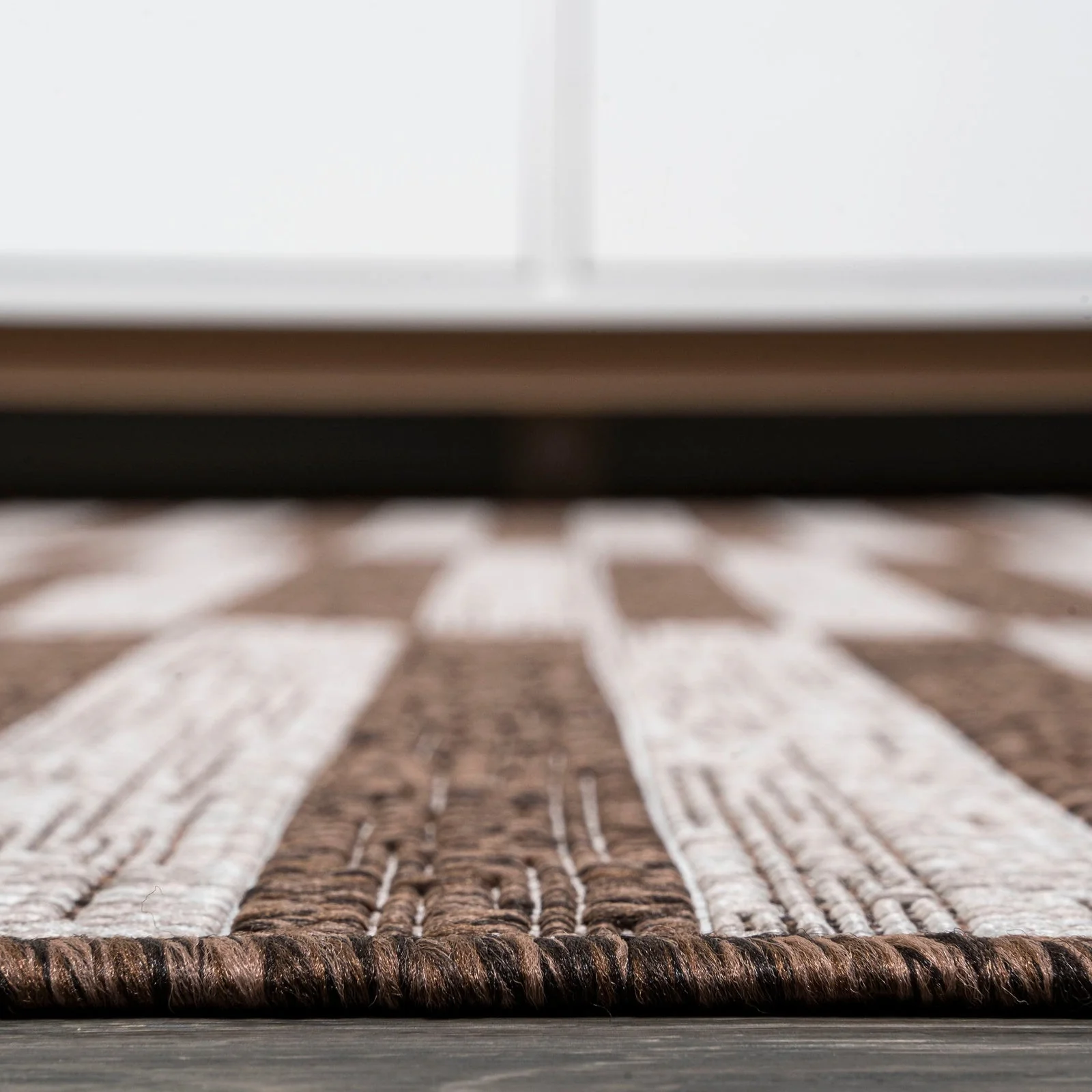 Sukie Modern Offset Stripe Indoor/Outdoor Runner Rug - Image 32