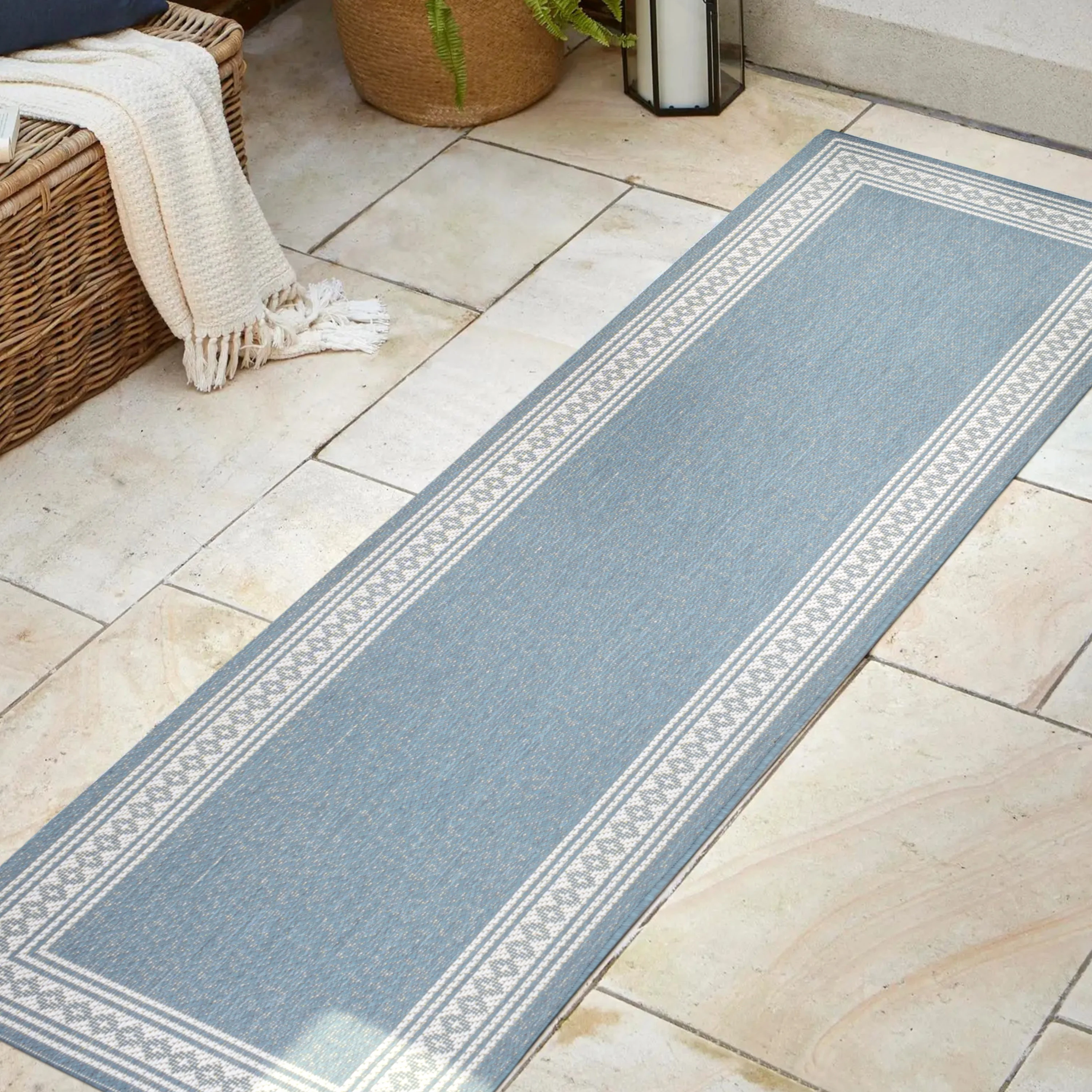 Lucia Classic Diamond Border Indoor/Outdoor Area Rug - Image 22