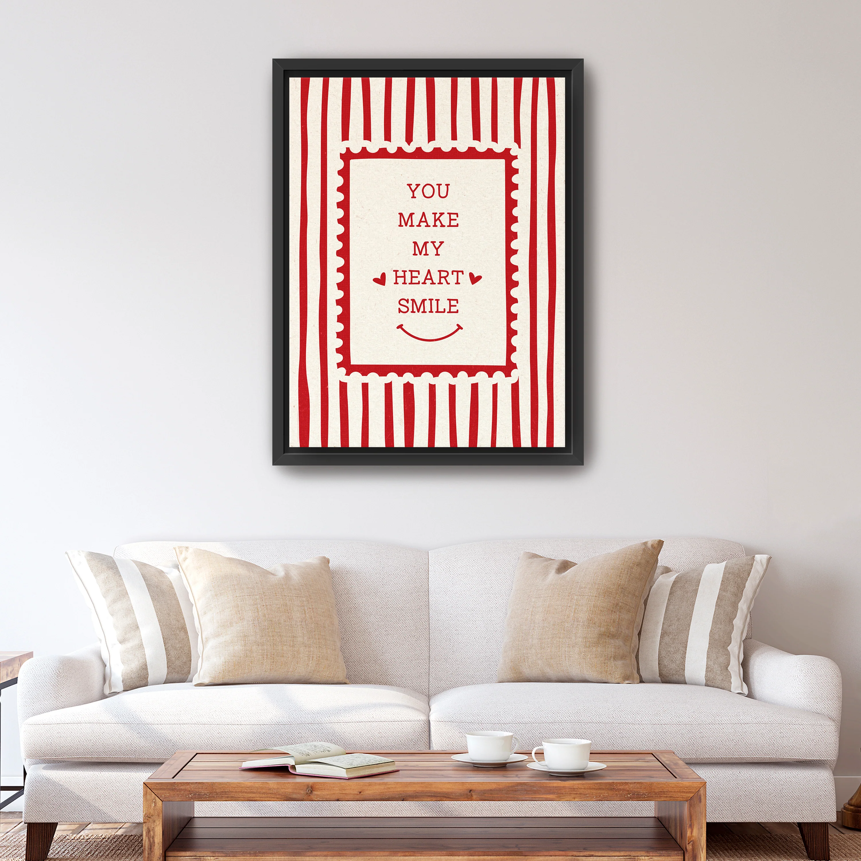 Smile Heart Canvas Giclee - Image 5