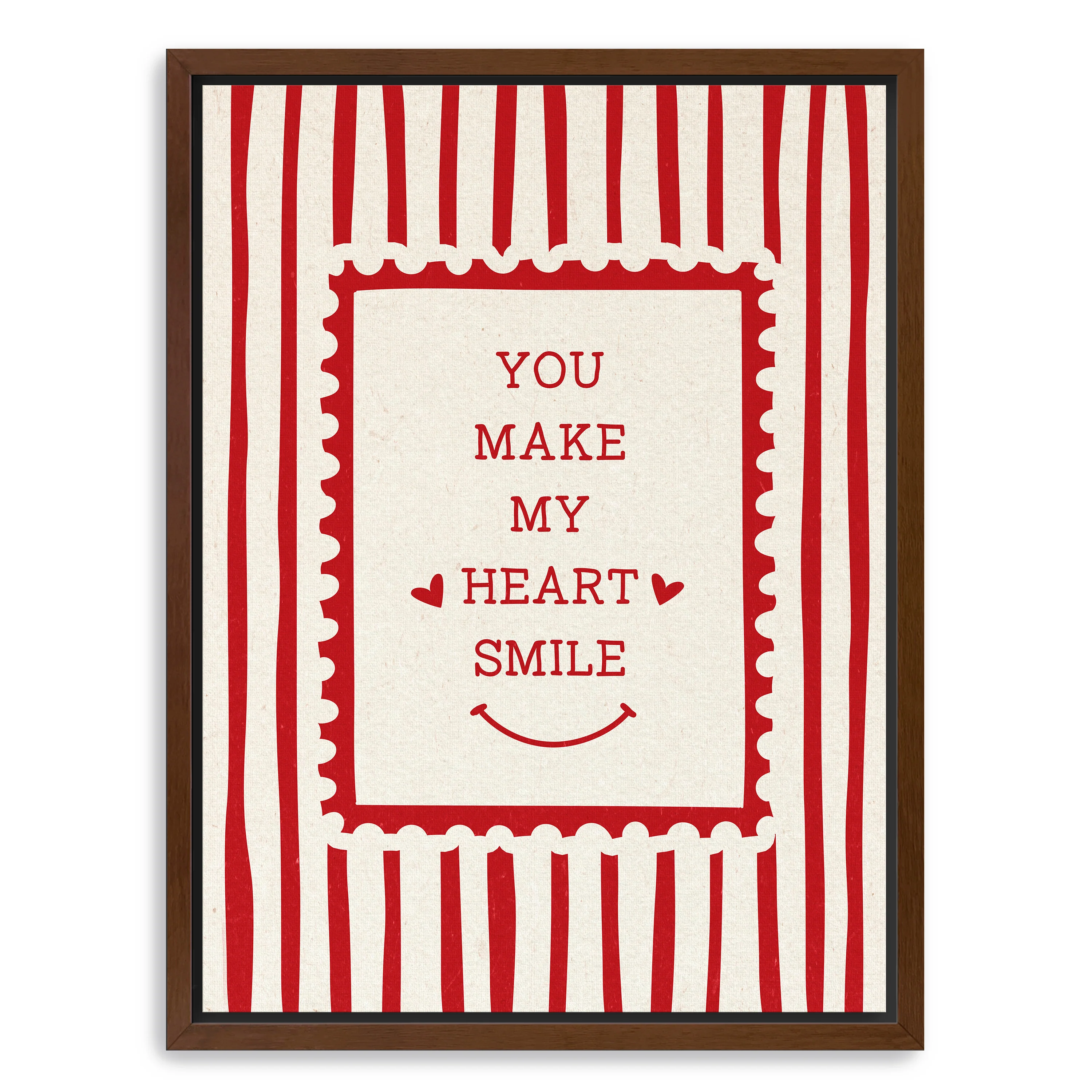 Smile Heart Canvas Giclee - Image 7