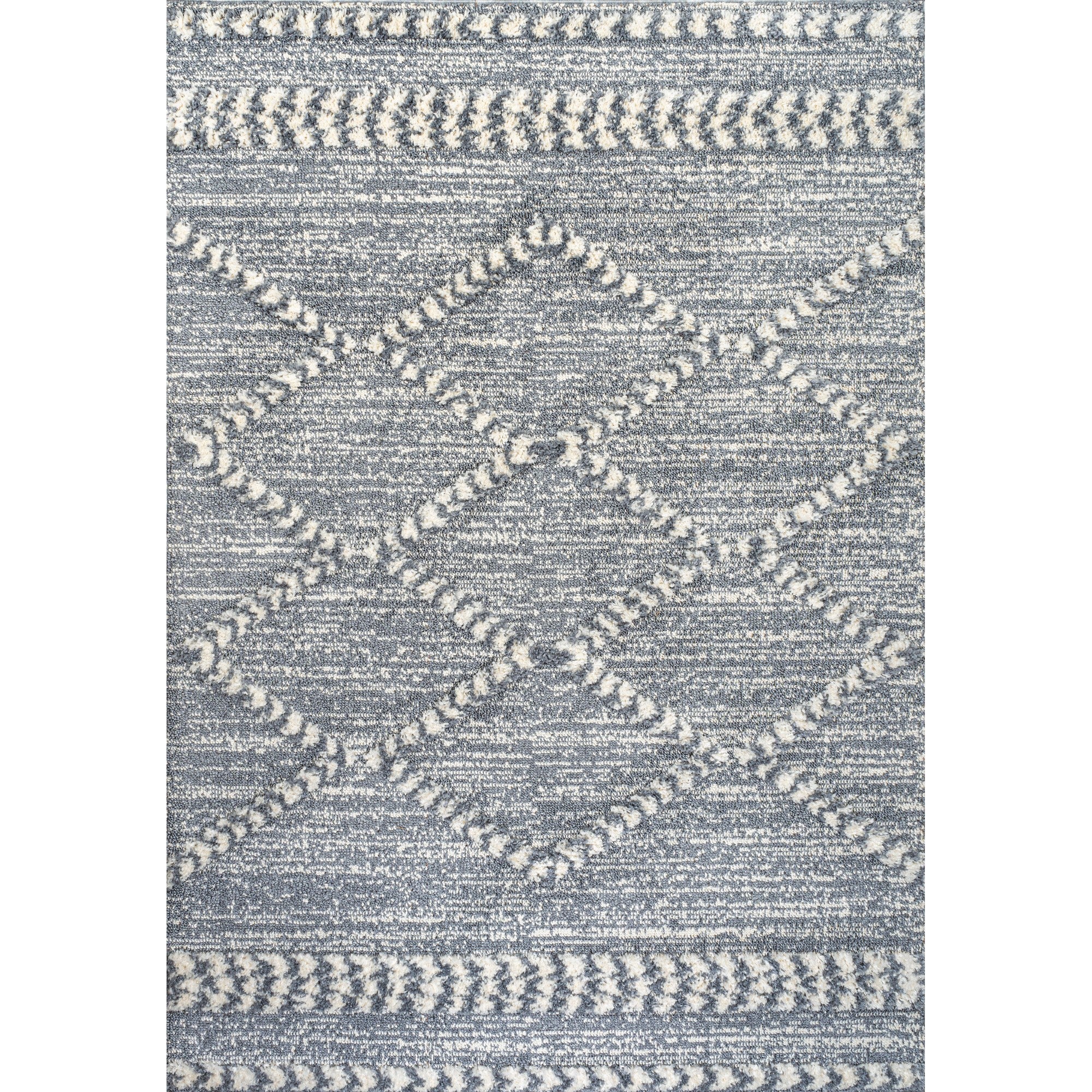 Sofie Moroccan Trellis High-Low Area Rug - Image 2