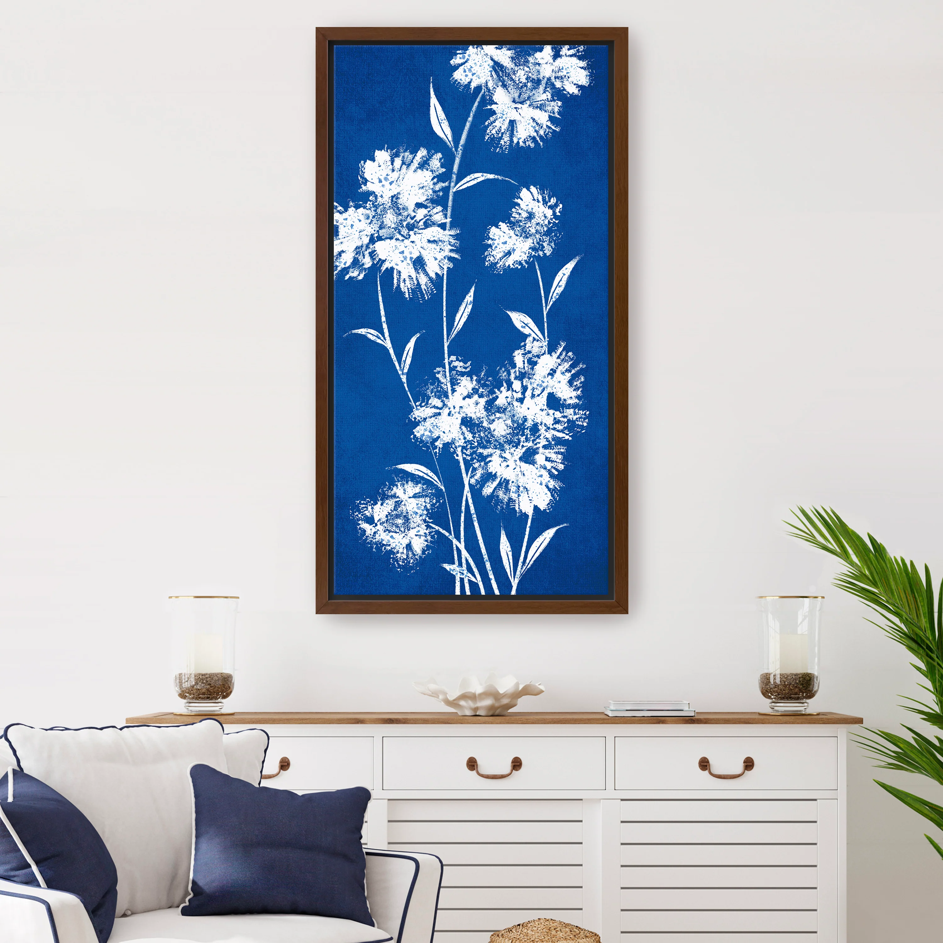 Soft Blue Silence Canvas Giclee - Image 6