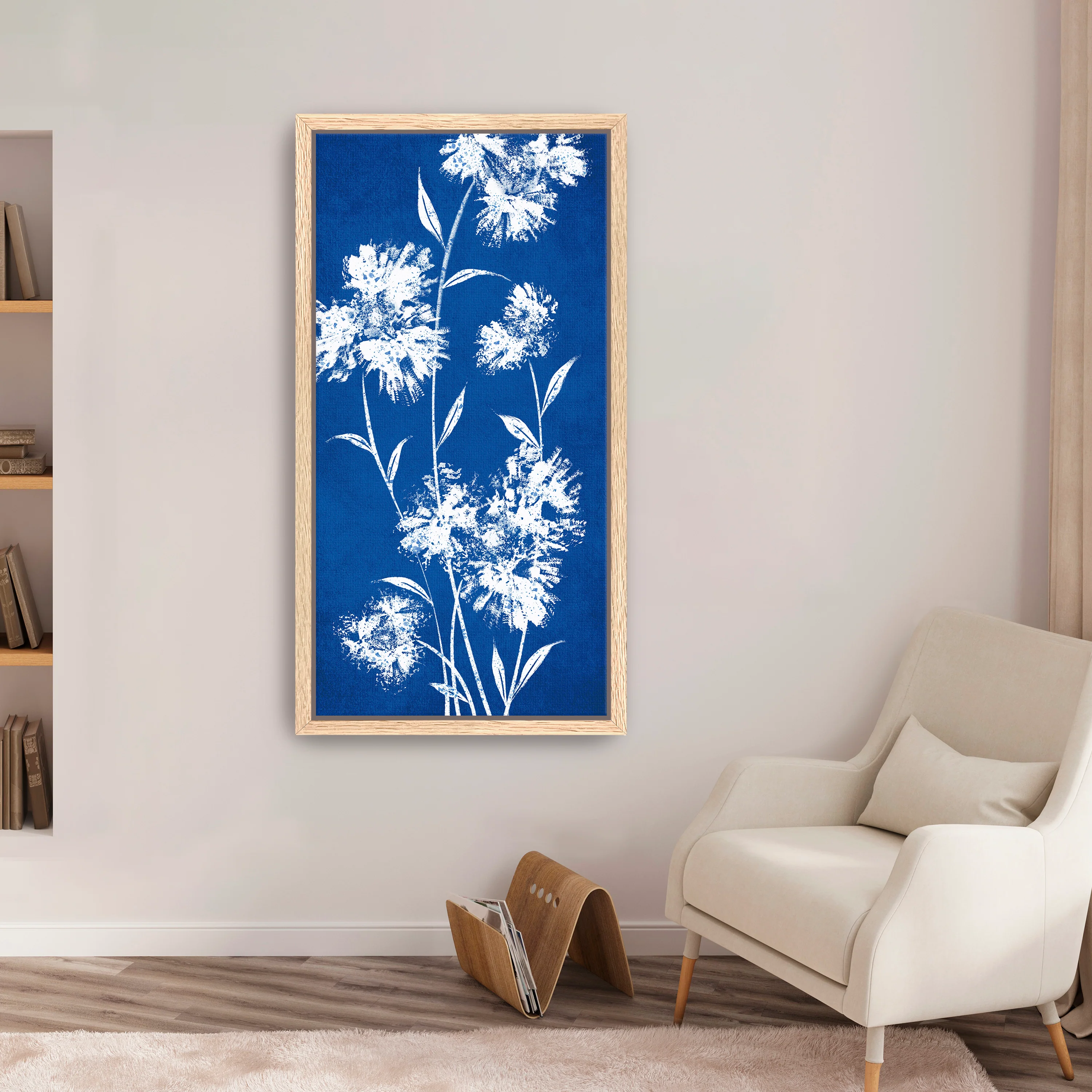 Soft Blue Silence Canvas Giclee - Image 9