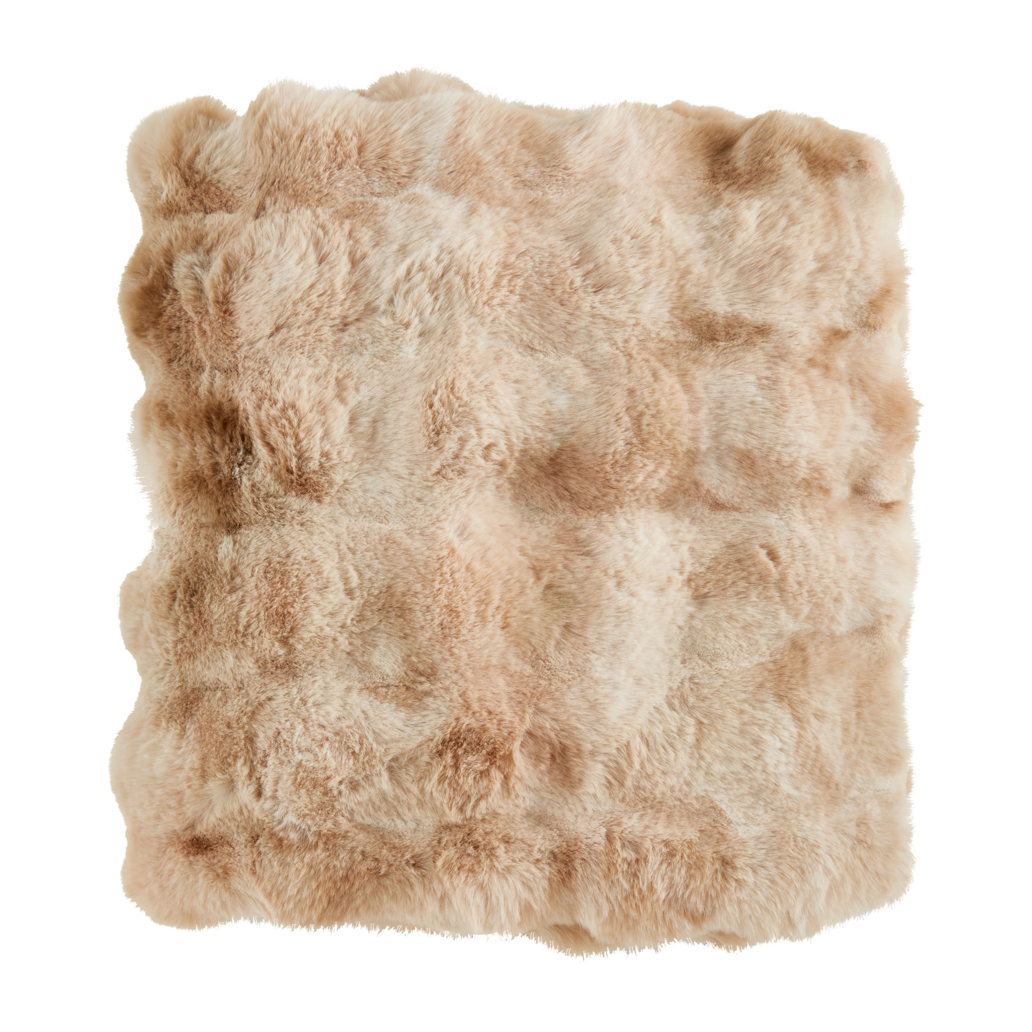 Soft Bubble Faux Fur Throw Blanket - Image 4