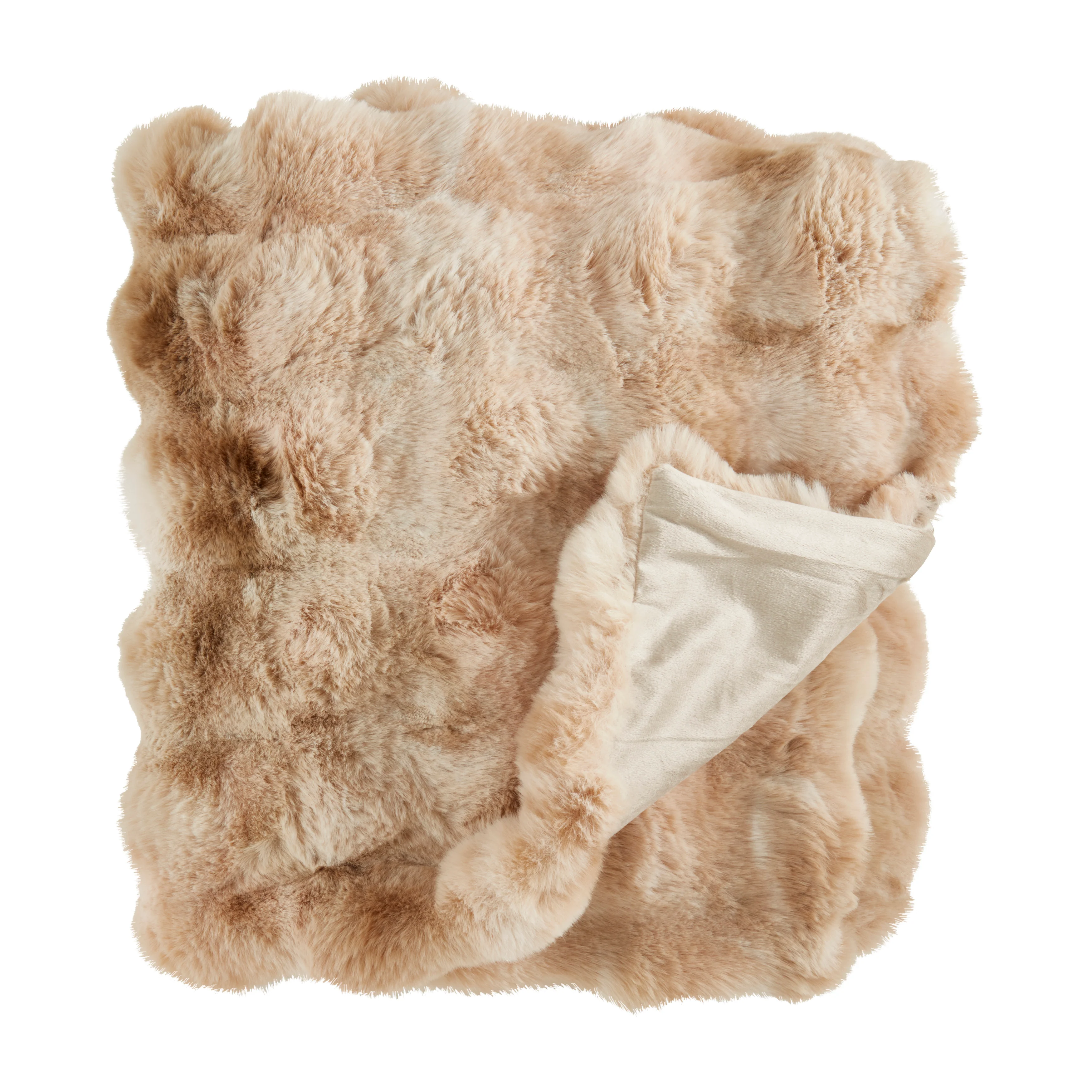 Soft Bubble Faux Fur Throw Blanket - Image 5