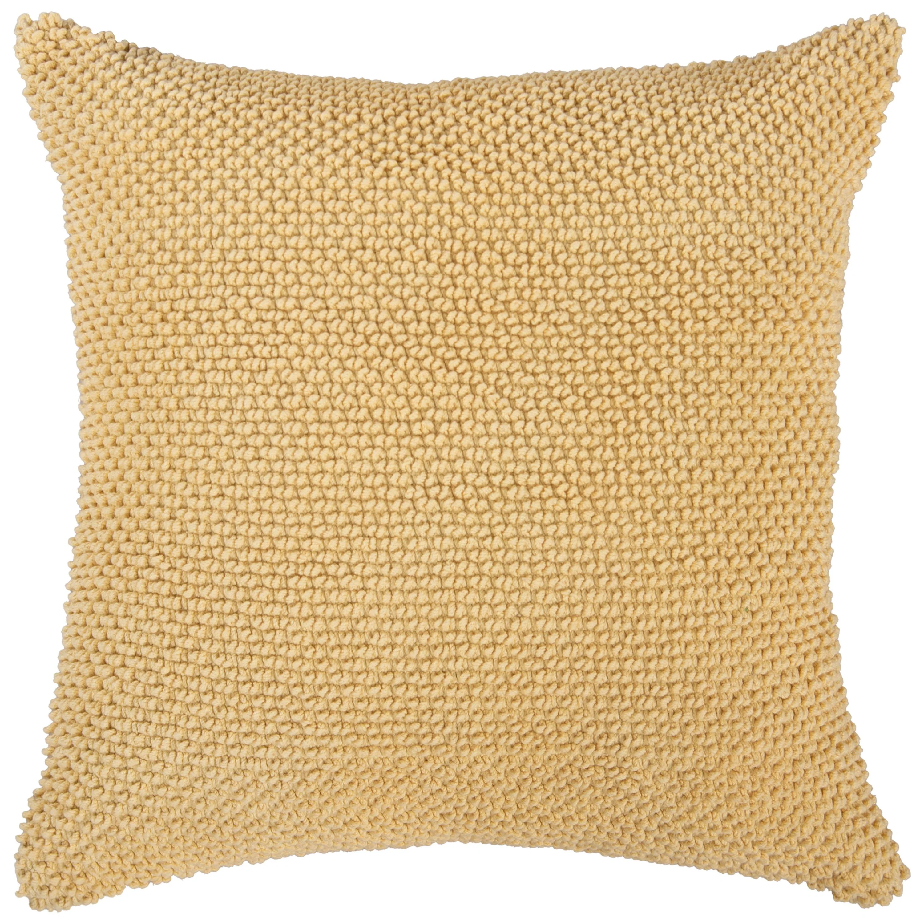 Solid Cotton Nubby Textured Decorative Throw Pillow - Image 12
