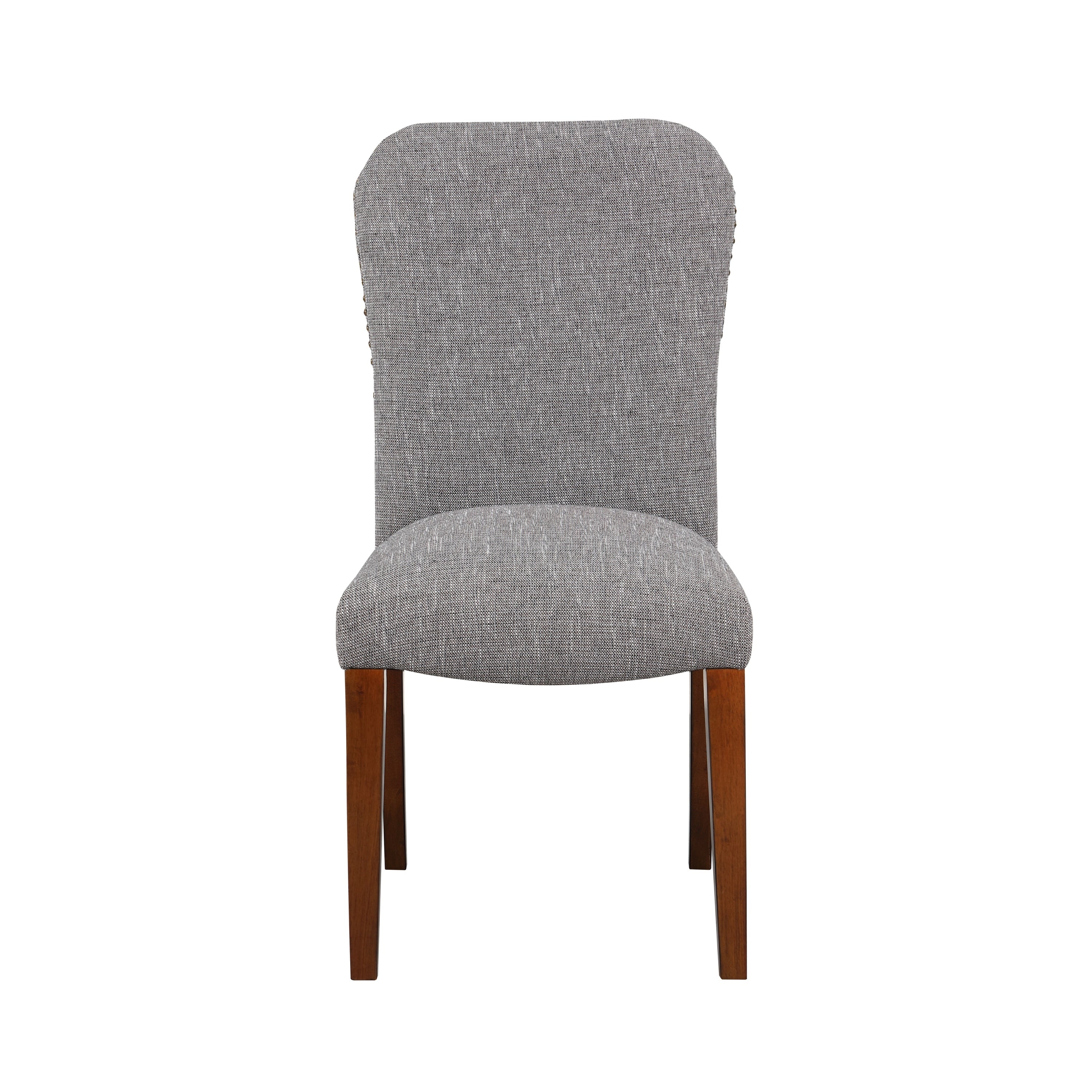 Sophia Dining Chair in Performance Fabric with Naildead Trim, Set of 2 - Image 4