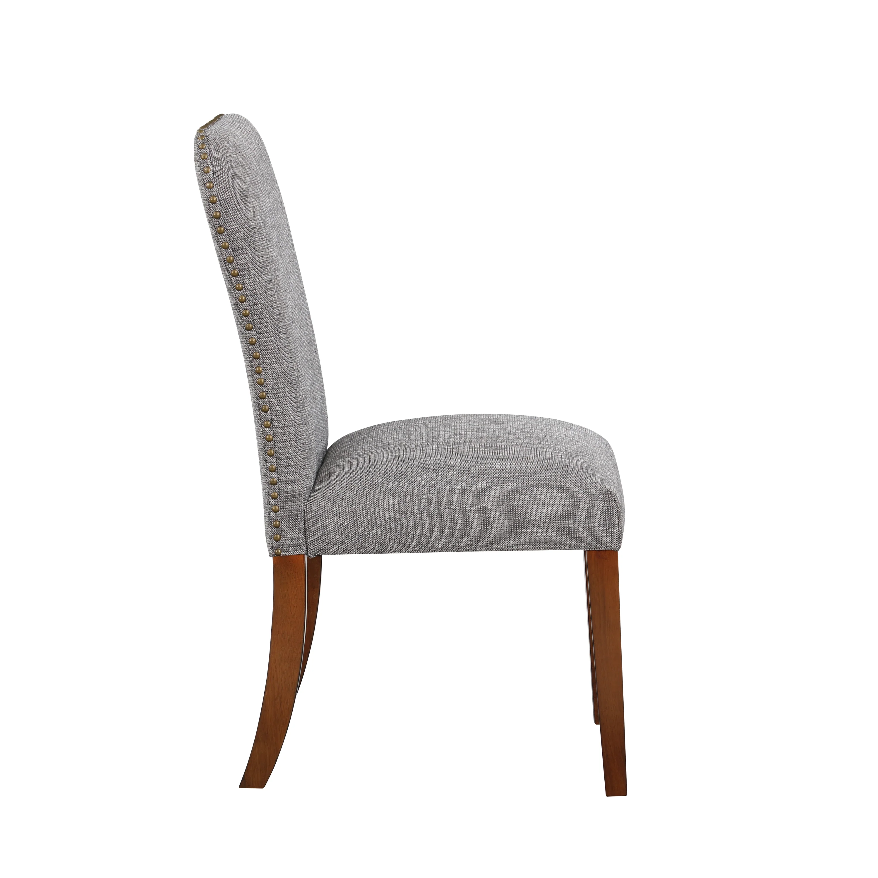 Sophia Dining Chair in Performance Fabric with Naildead Trim, Set of 2 - Image 6