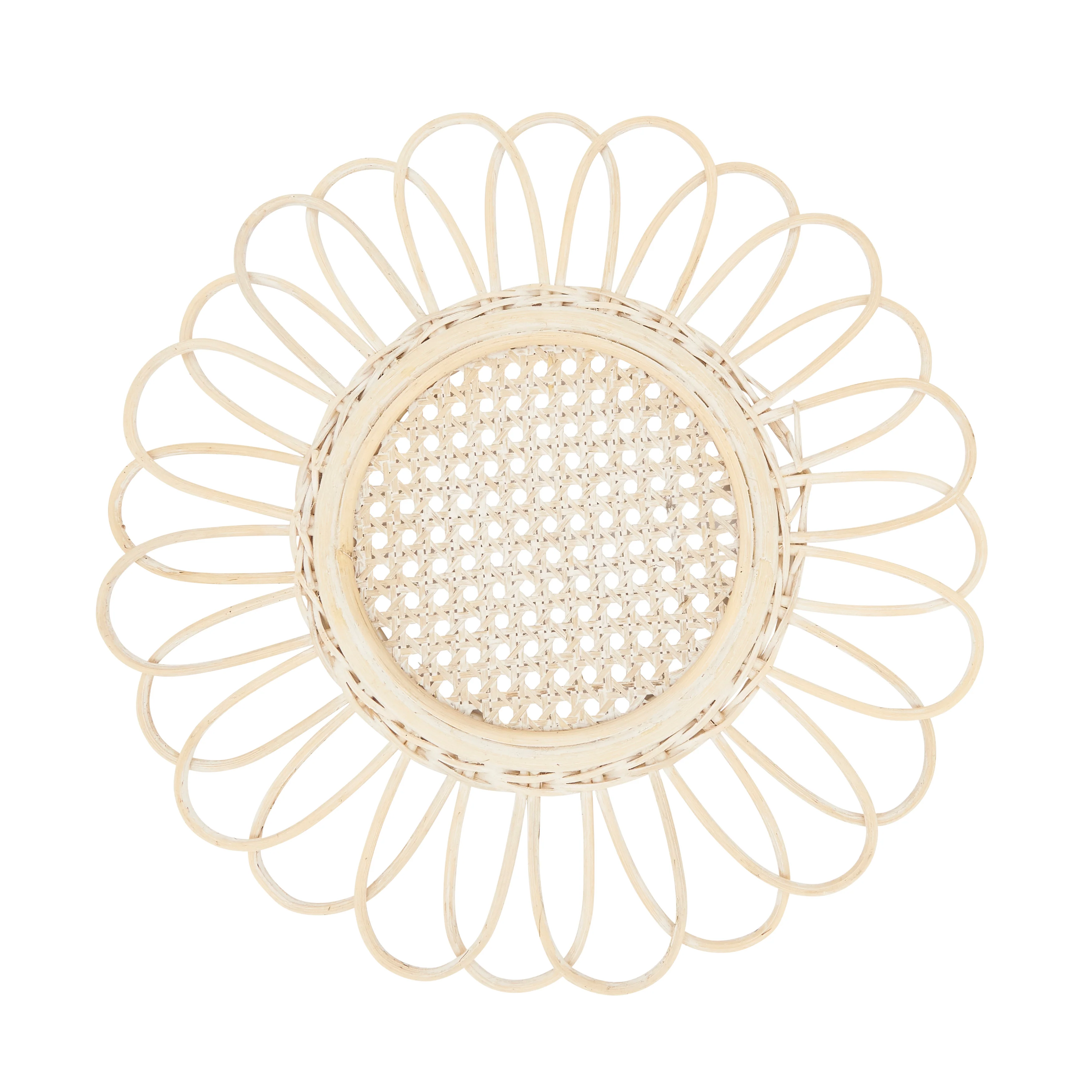 Spiral Loops Rattan Placemat, Set of 4