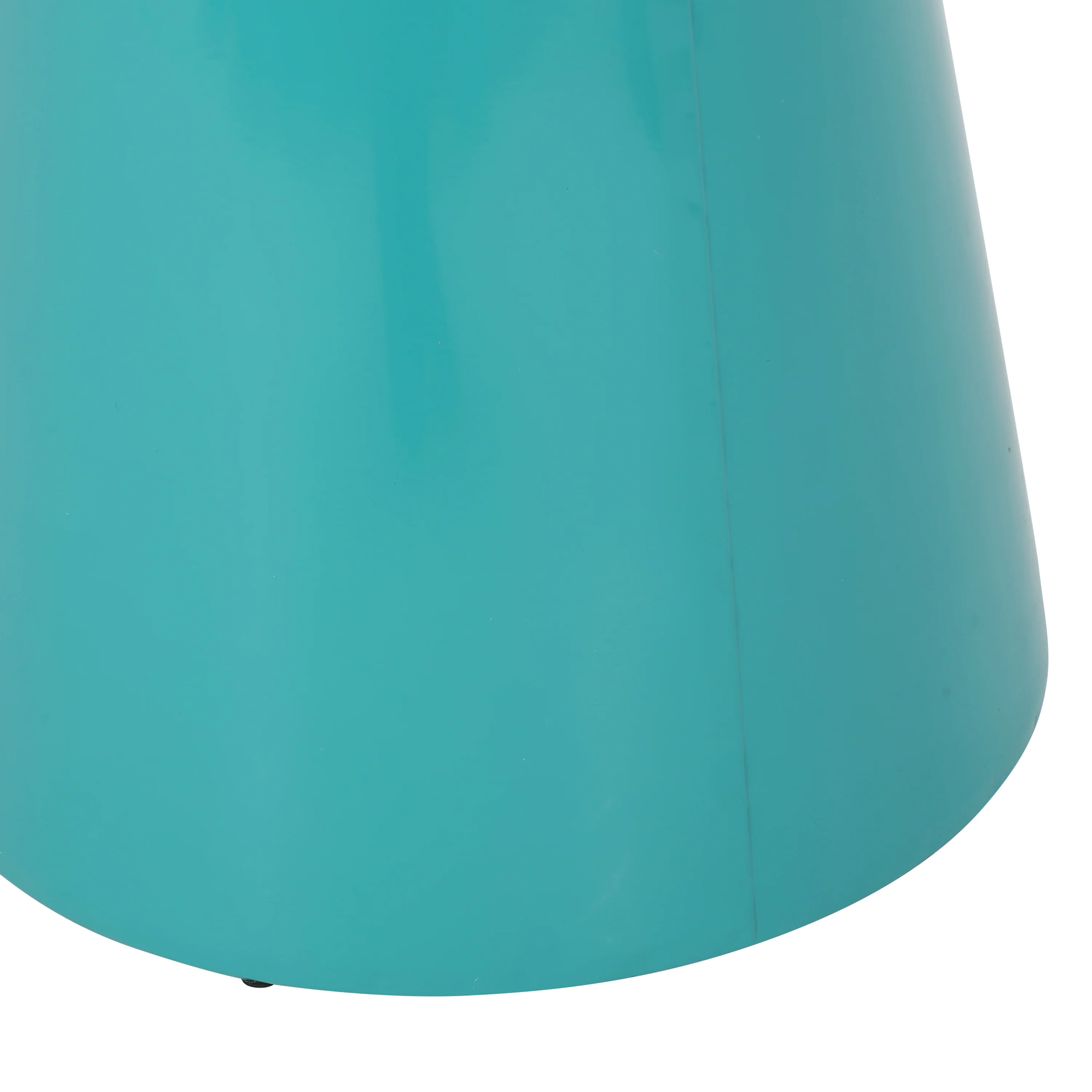 Spirited Outdoor End Table with Pedestal Structure and Iron Frame - Image 15