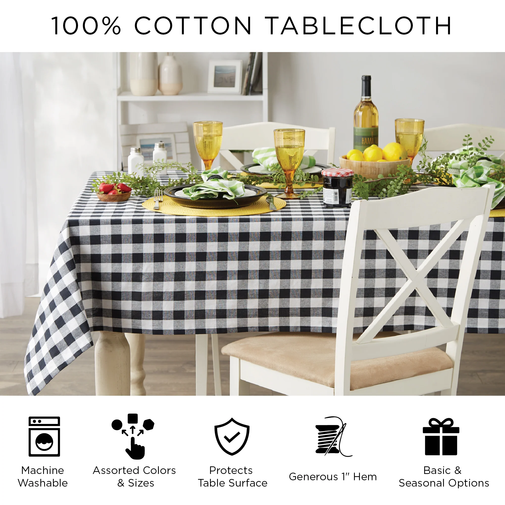 Spring Plaid Tablecloth - Image 7