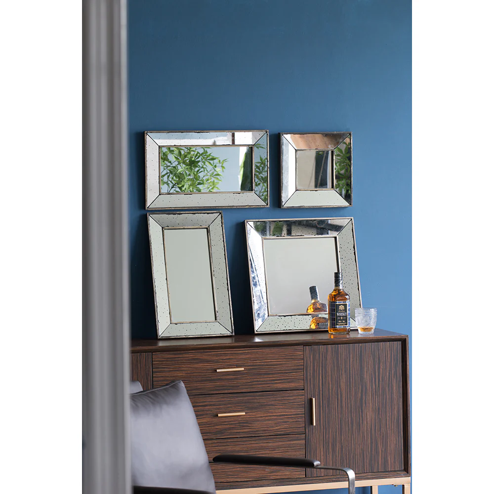 Square Accent Mirror with Practical Edge Design - Image 5