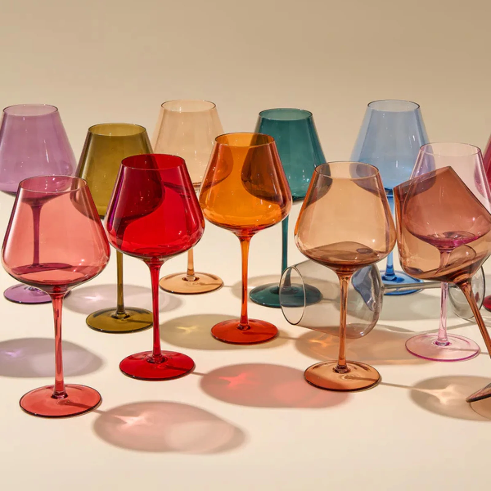 Stagioni Stemmed Wine Glassware, Set of 5, "September" - Image 6