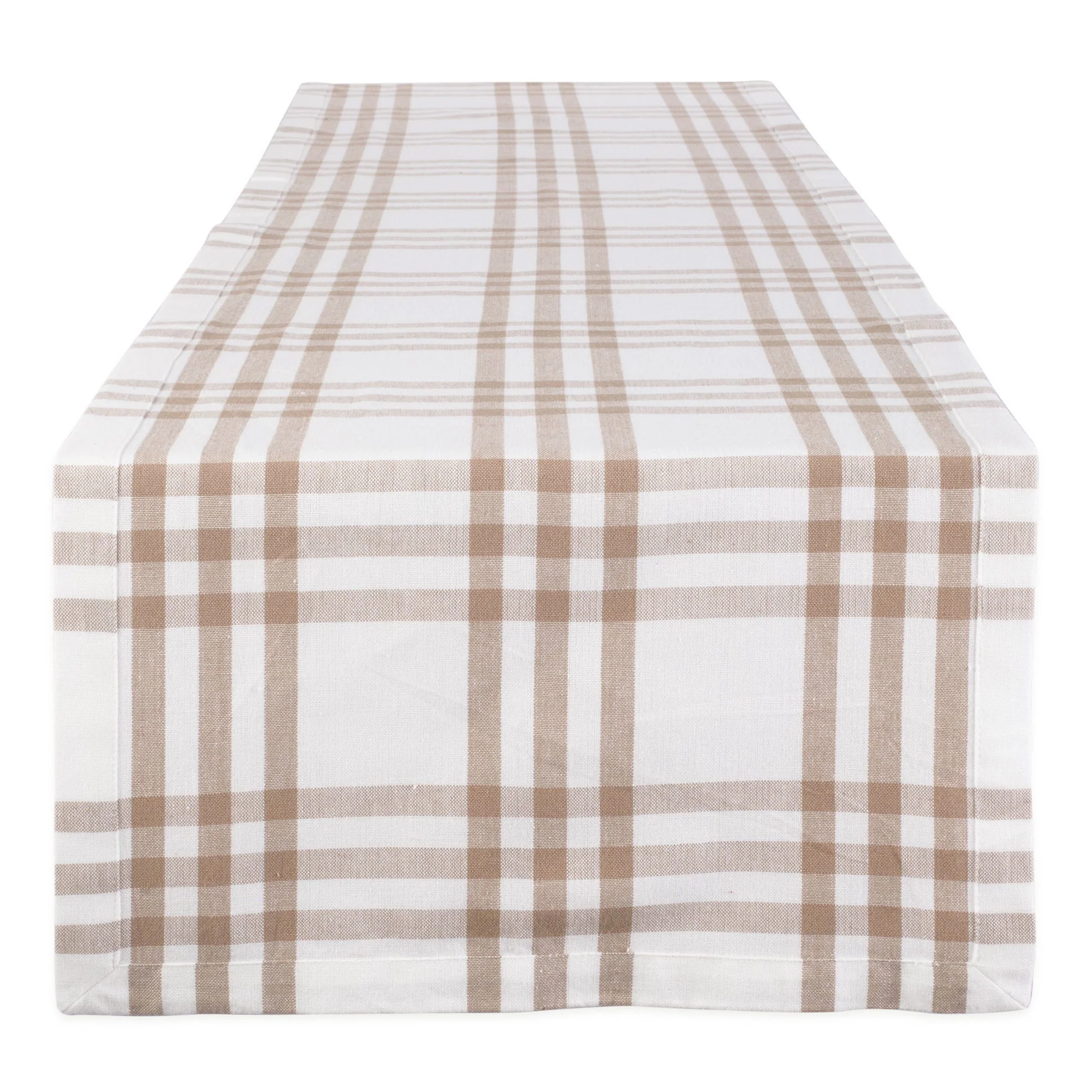 Stone Farm To Table Check 14"X72" Table Runner