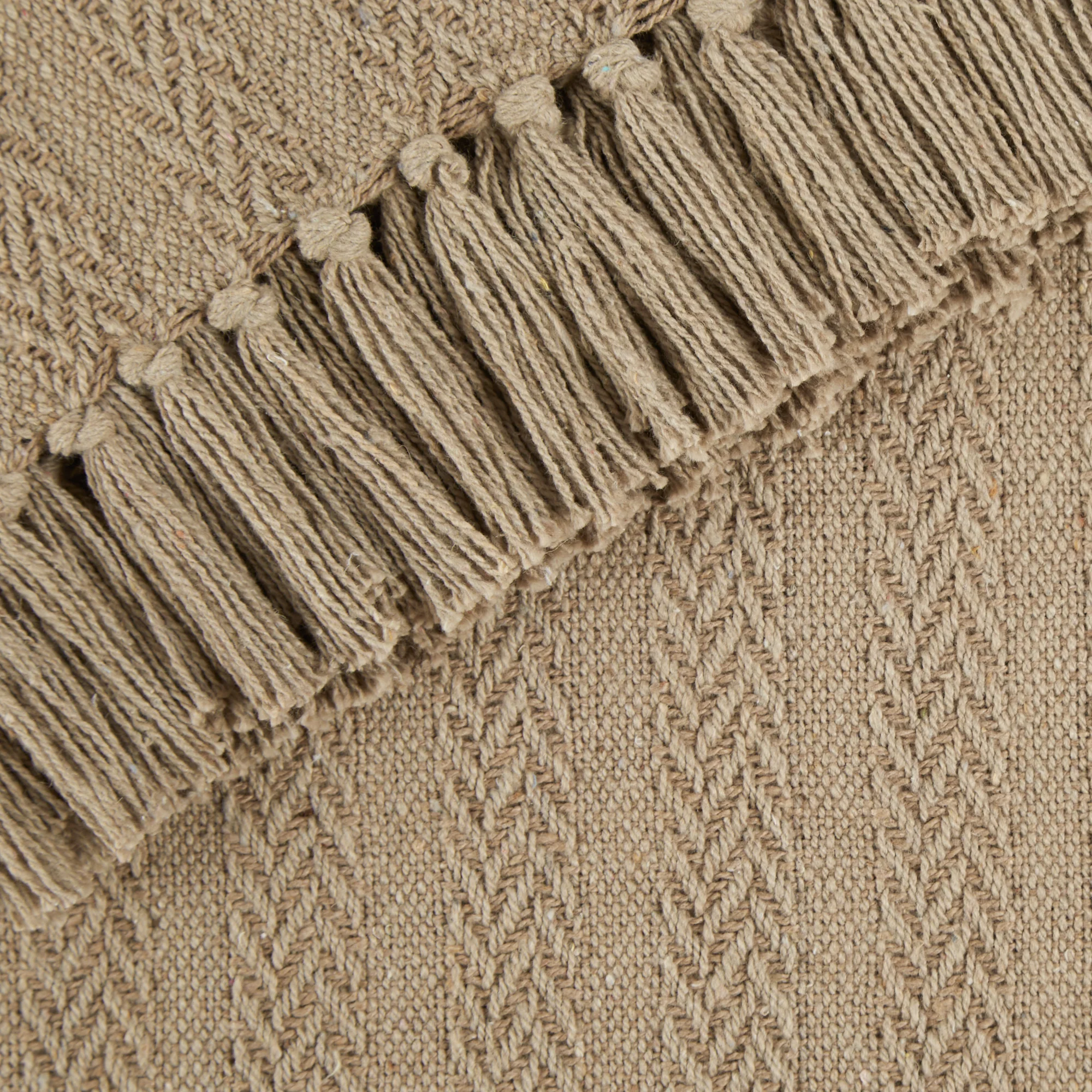 Stone Tonal Textured Throw - Image 5